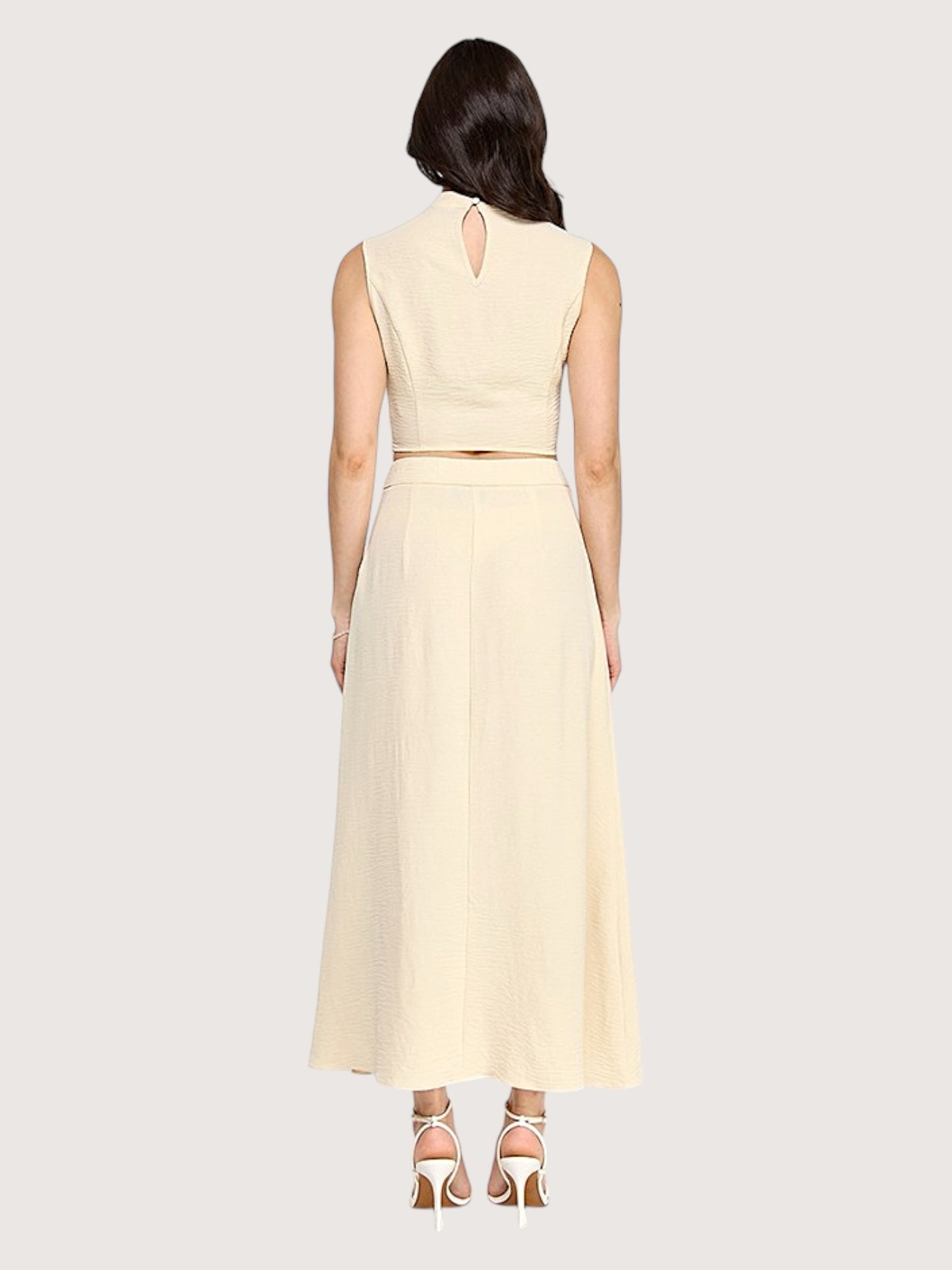 Claudia High Neck Top