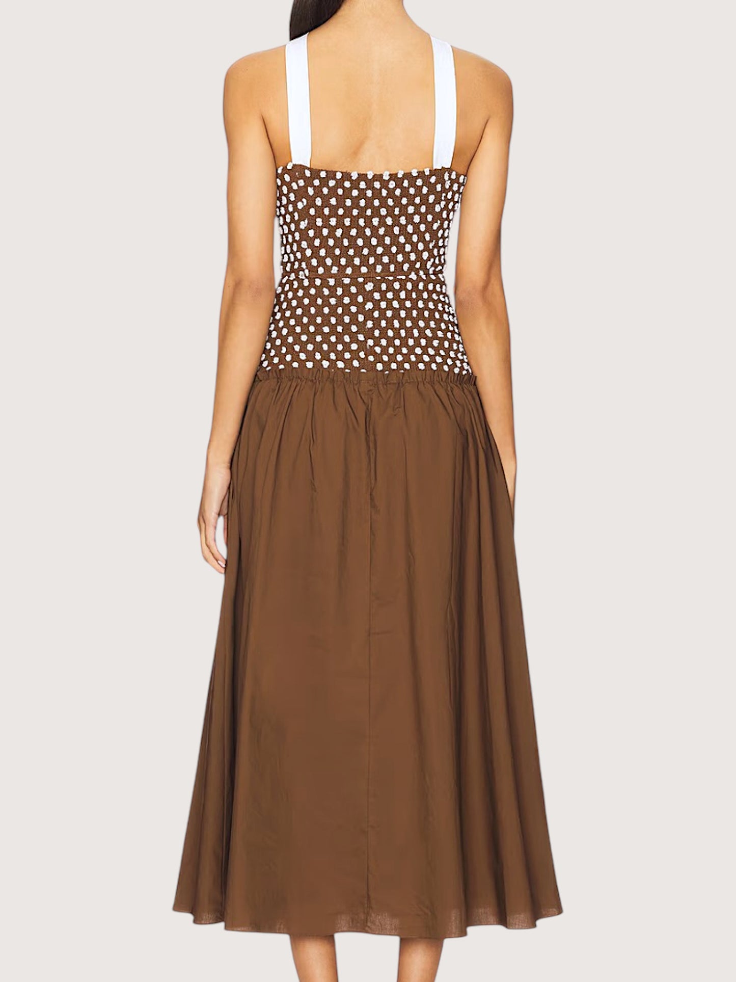 Bow Halter Midi Dress