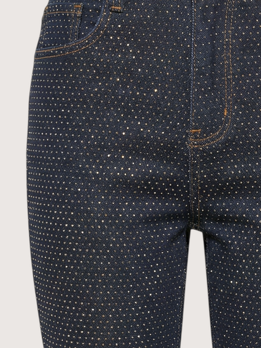 Jewel Embellished Bootcut Denim