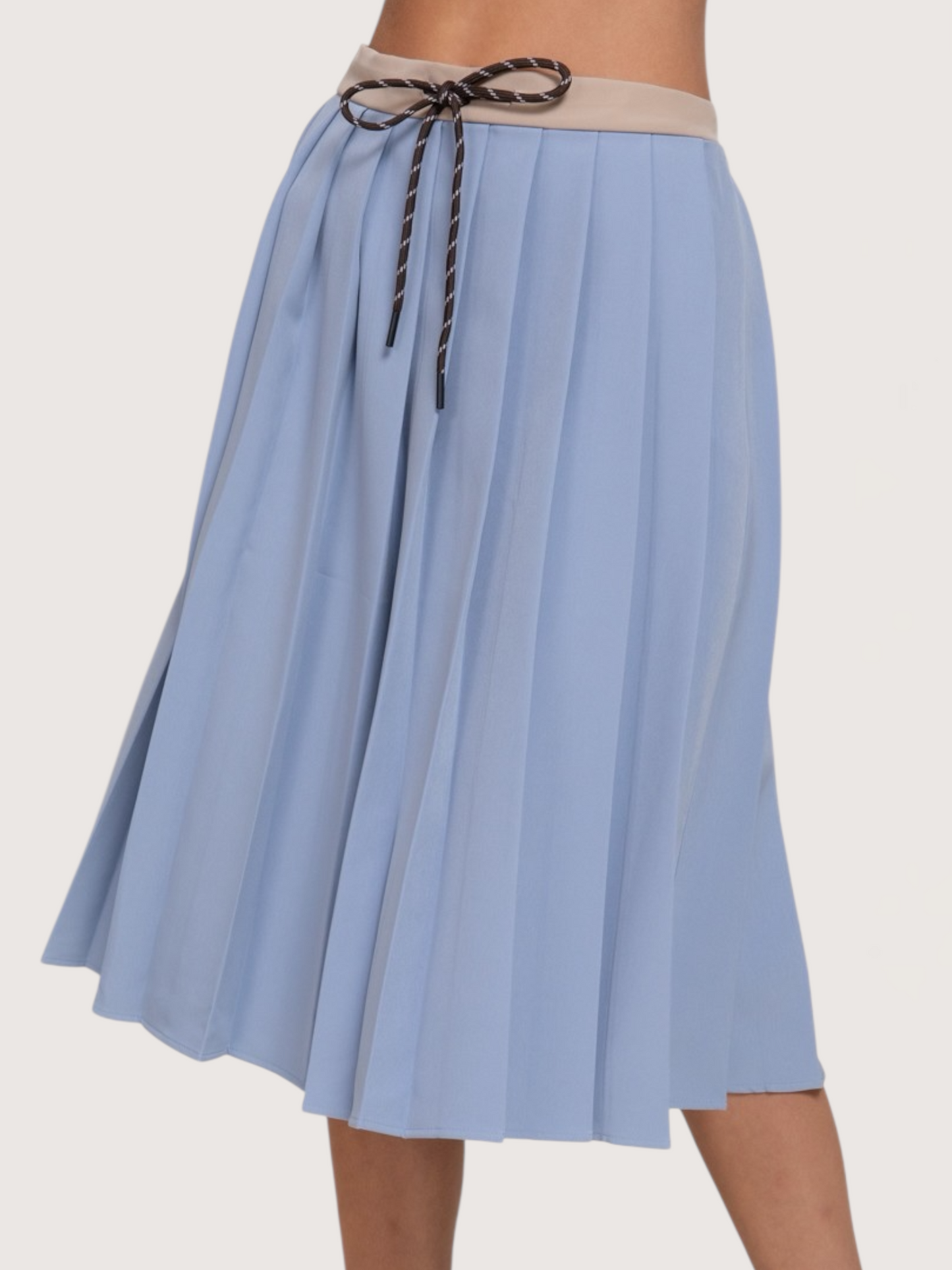 Pleated Midi Skirt