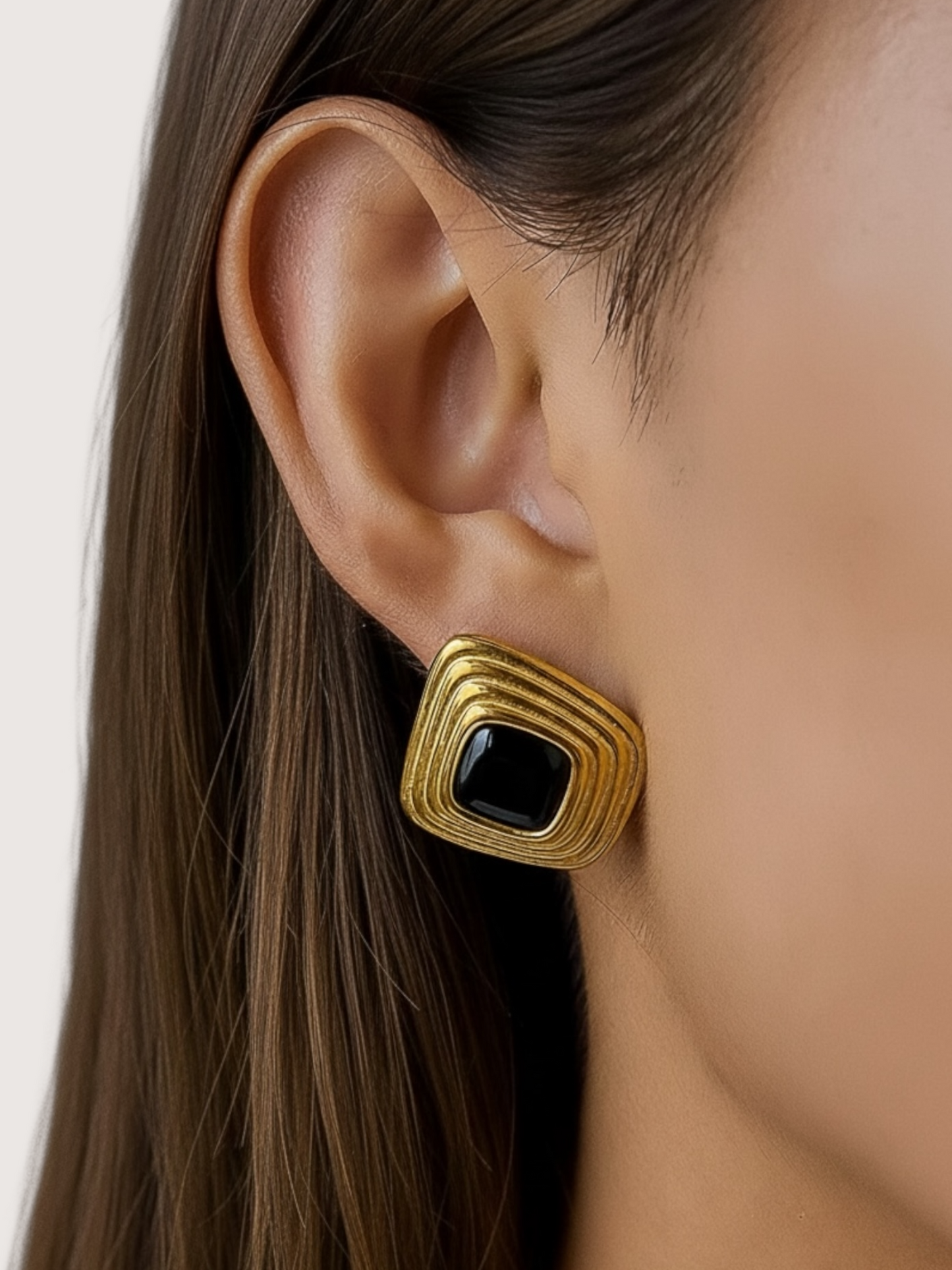 Solene Square Earring