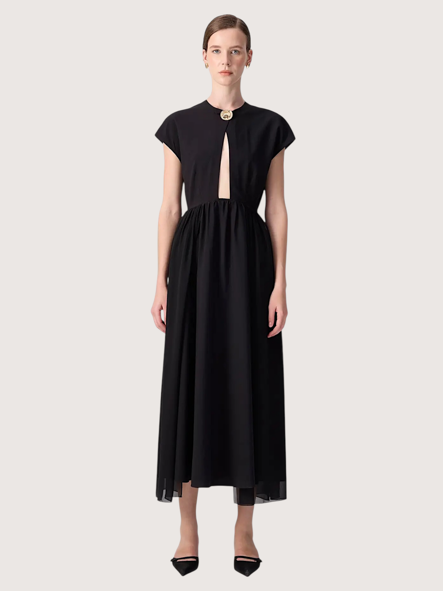 Lucia Keyhole Maxi Dress