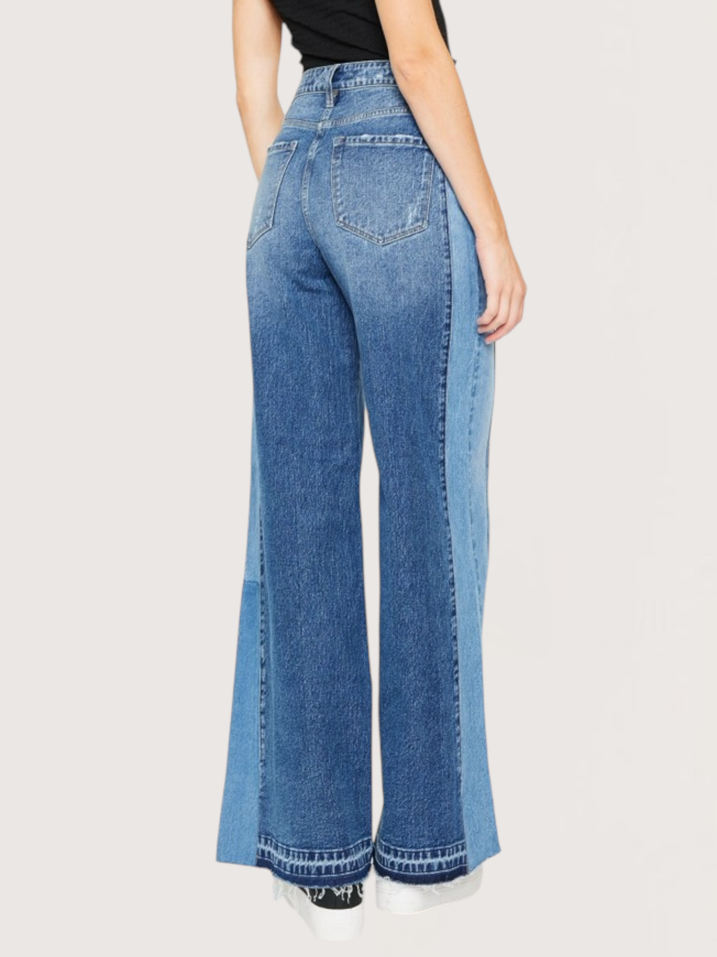High Rise Wide Leg Denim