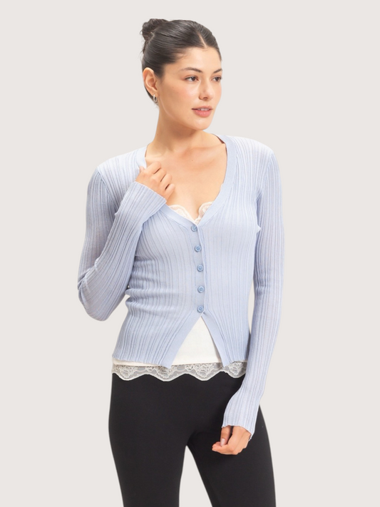 Juliet Ribbed Cardigan
