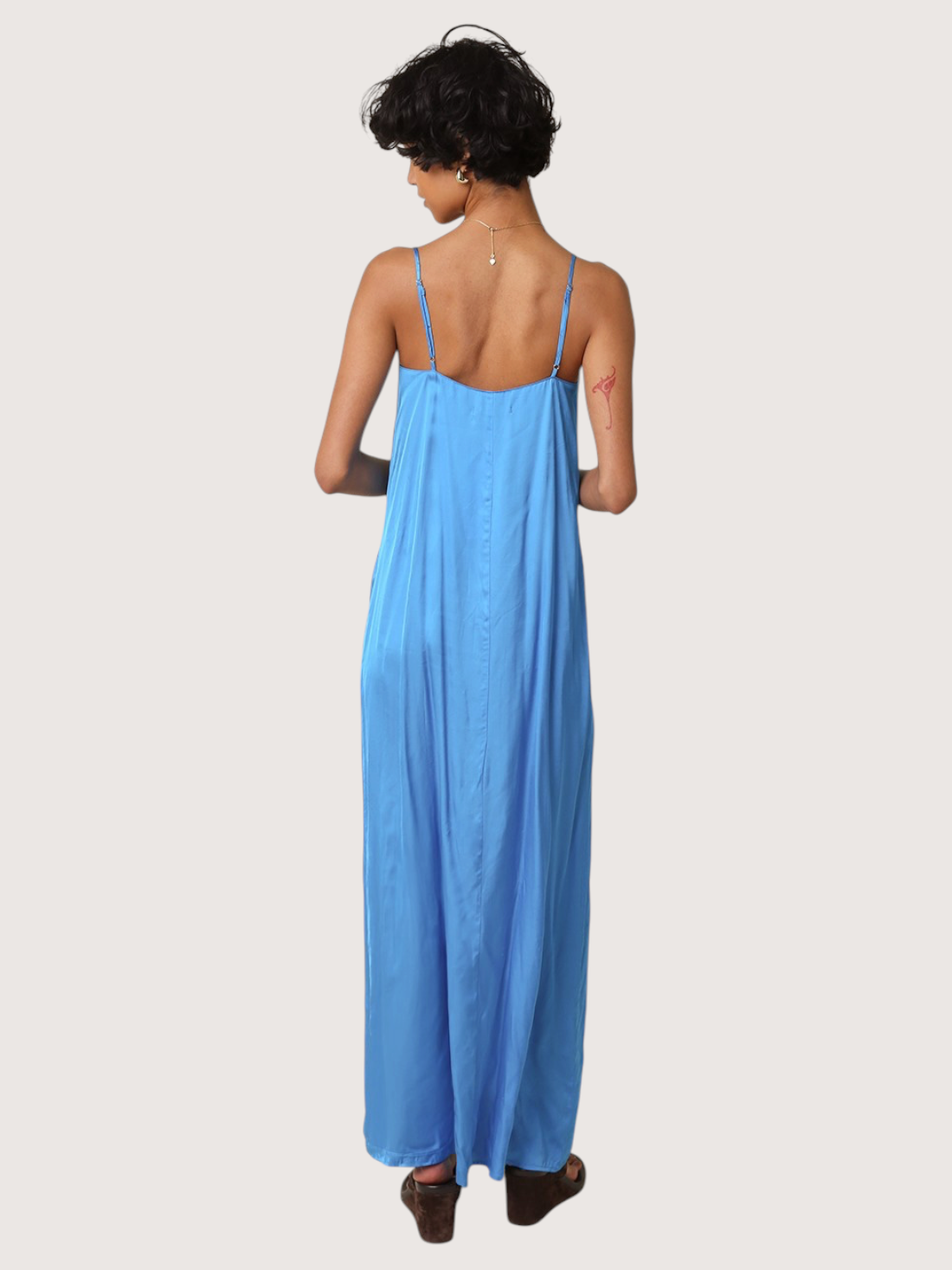 Aria Slip Maxi Dress | Blue