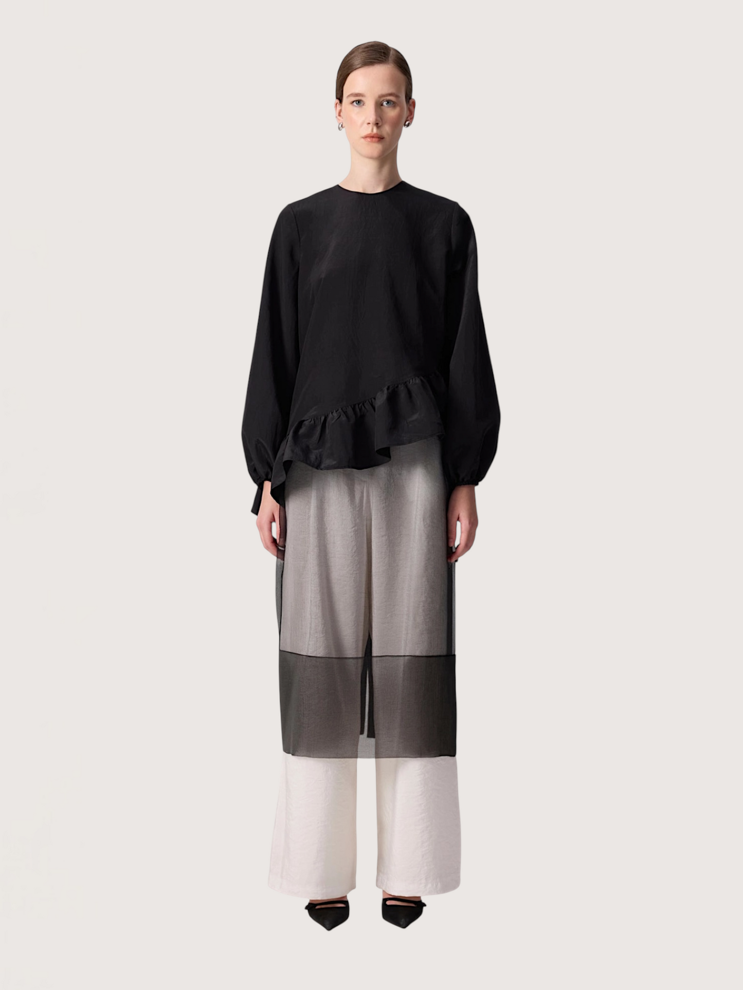 Sheer Pencil Skirt