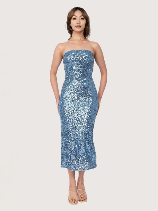 Sequin Midi Dress