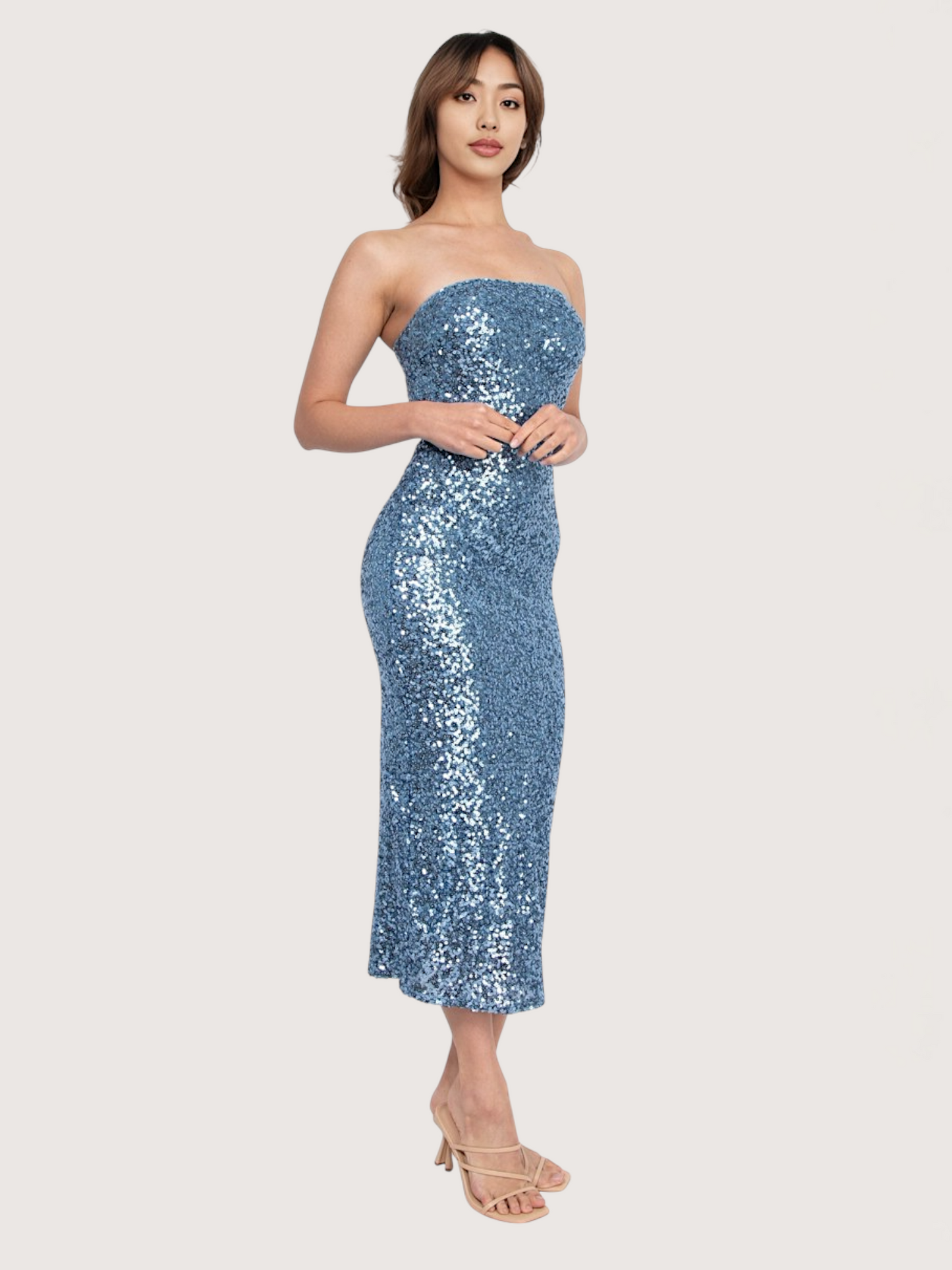 Sequin Midi Dress