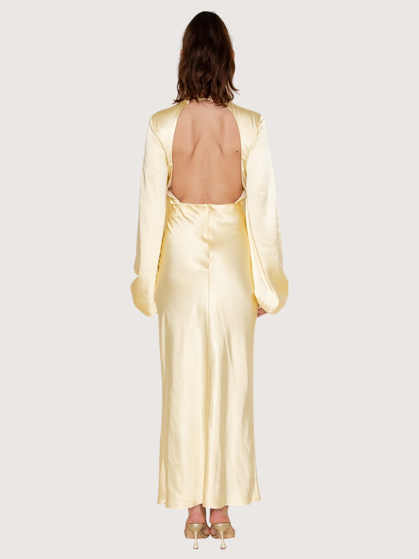 Balloon Sleeve Maxi Dress
