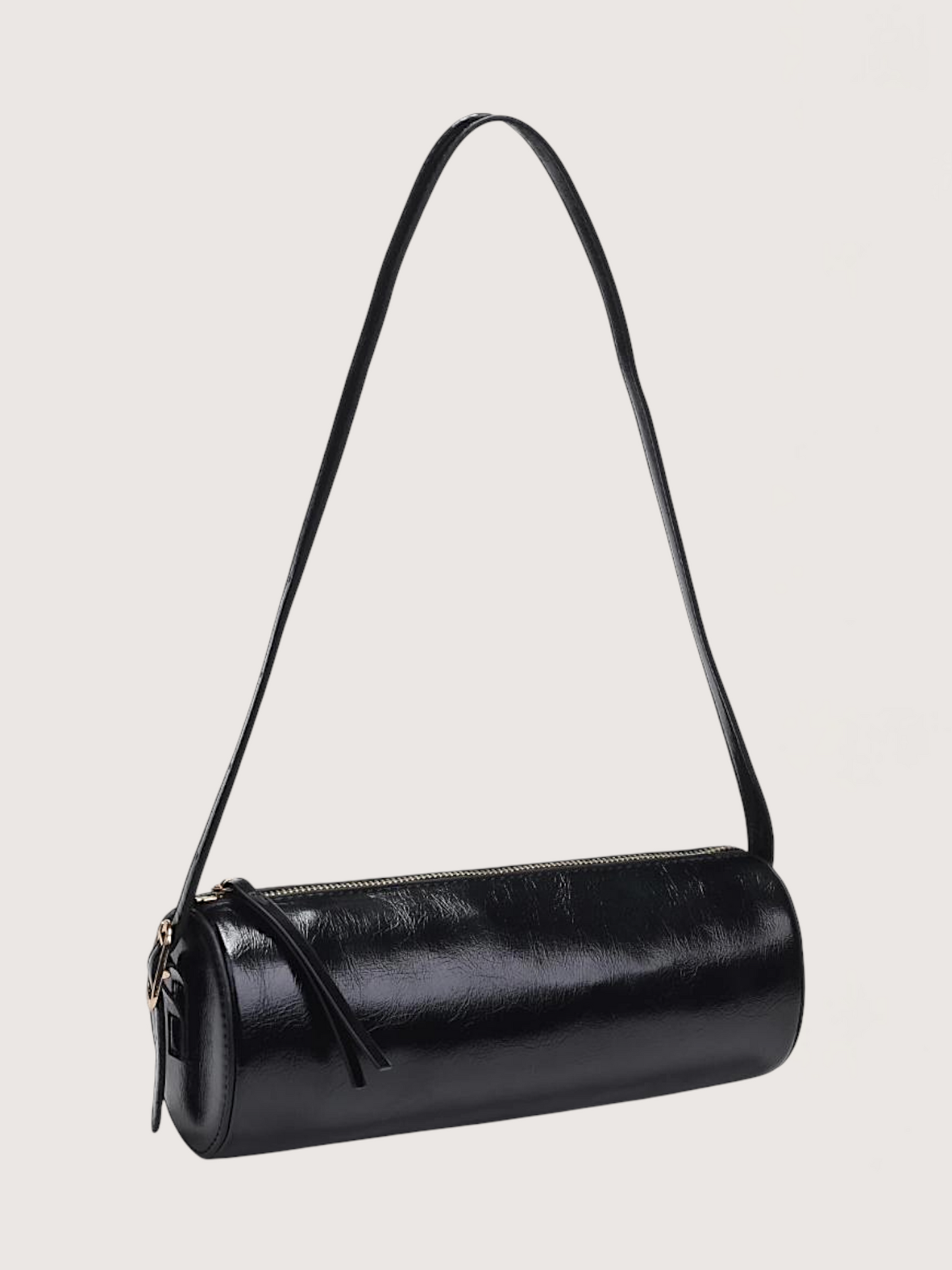 Mila Circular OTS Bag | Black