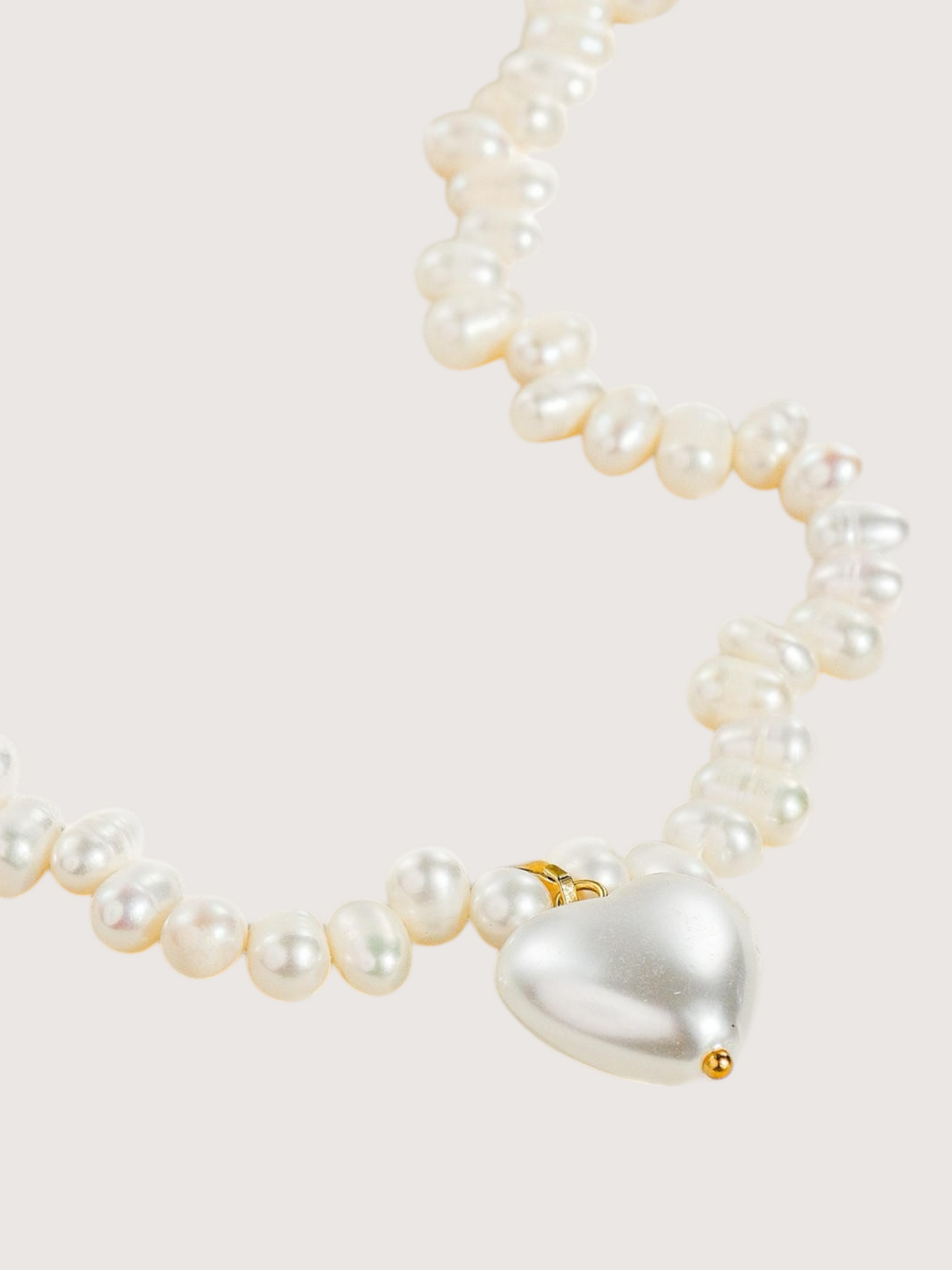 Pearl Heart Choker