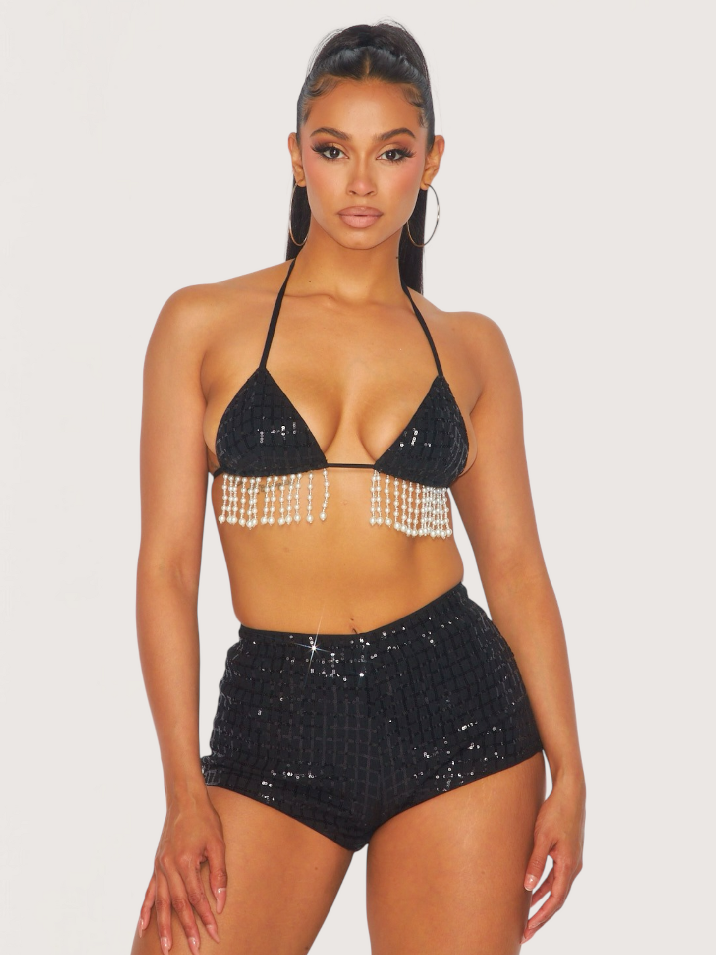 Sequin Micro Shorts