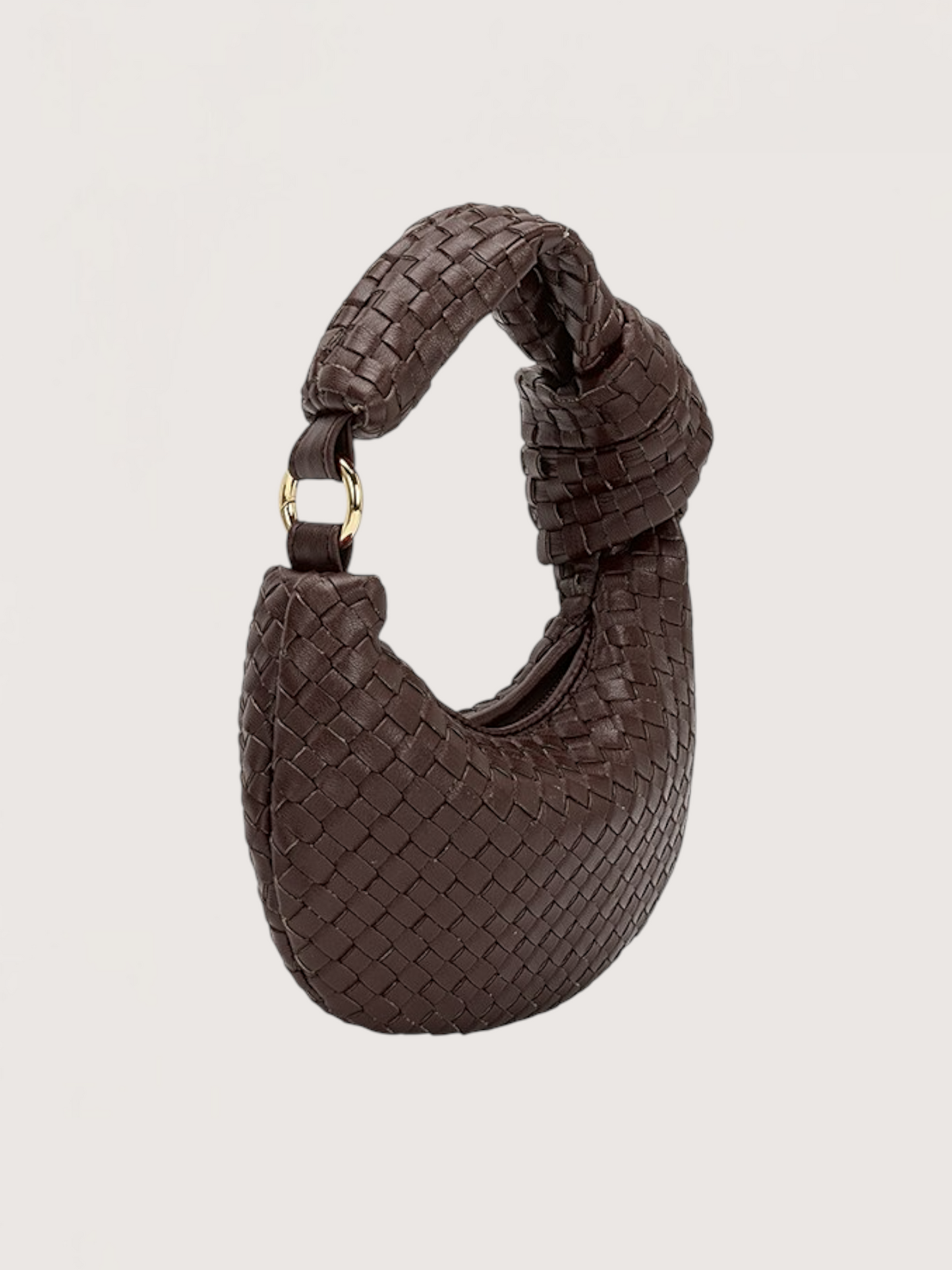 Mini Weaved Bag | Espresso