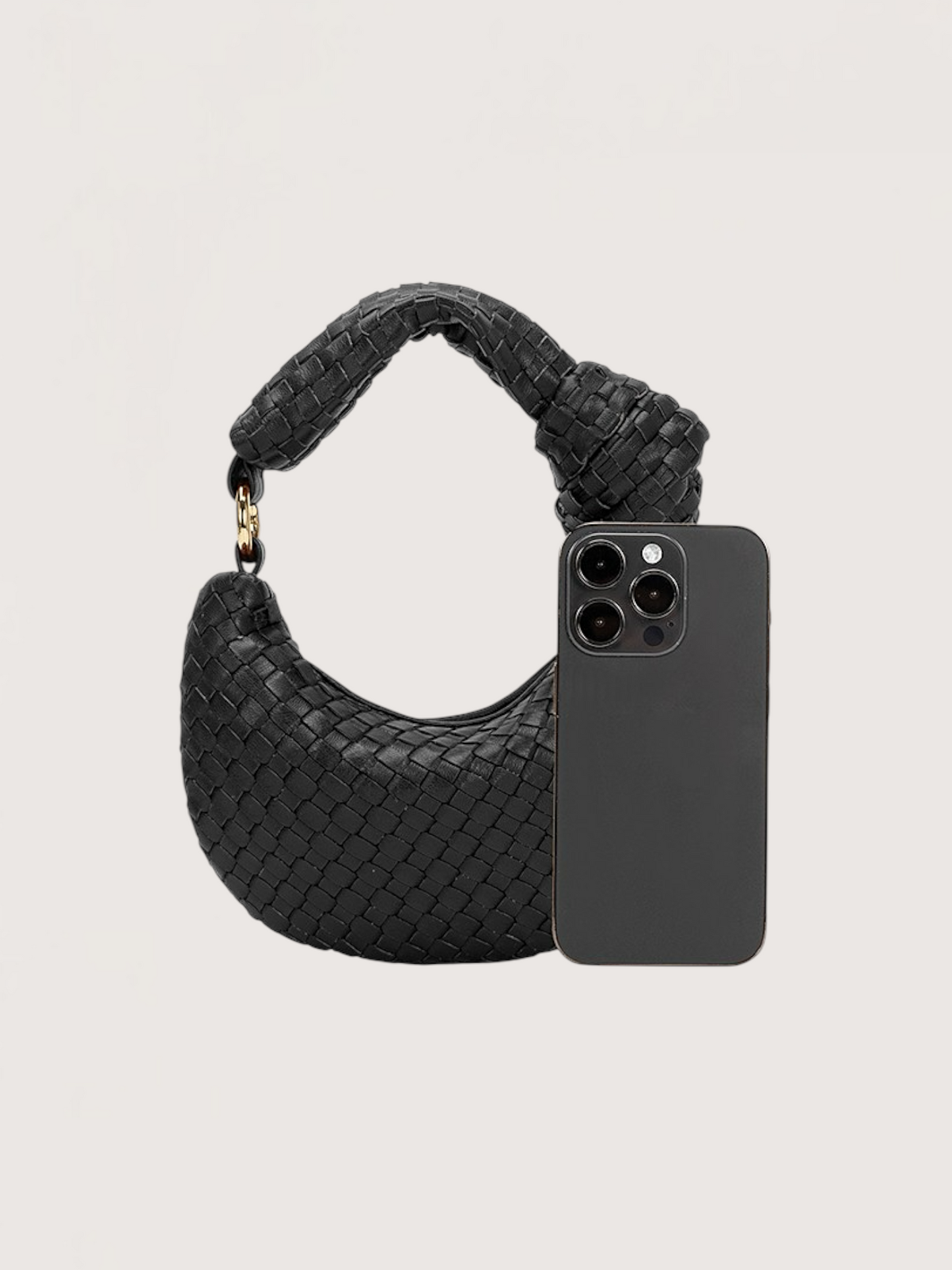 Mini Weaved Bag | Black