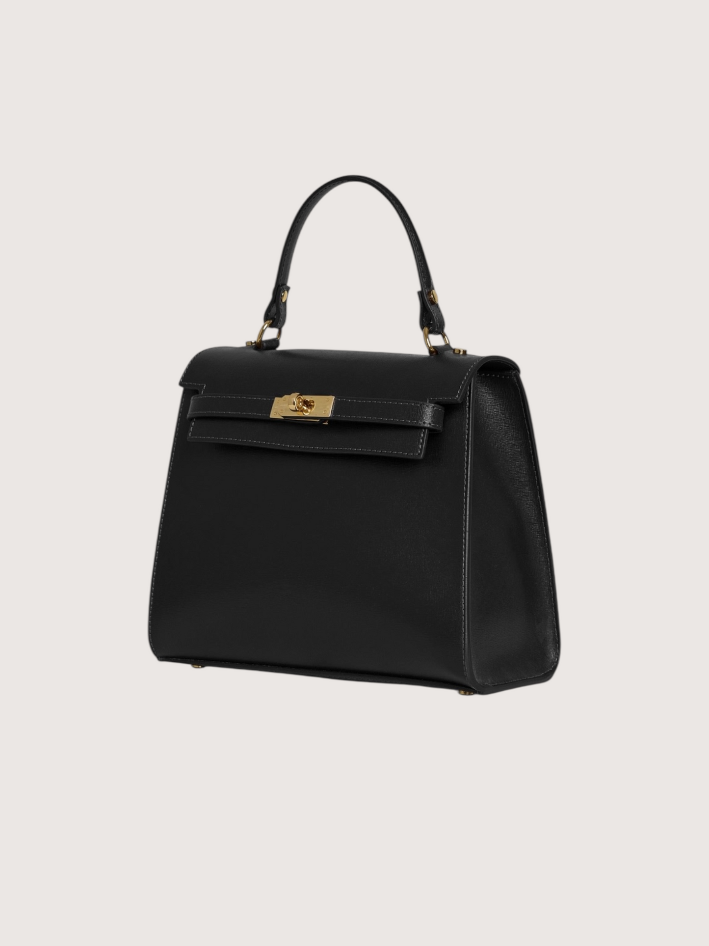 Saffiano Toggle Bag | Black
