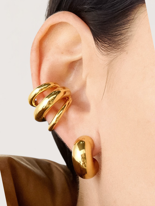 Triple Ear Cuff | Gold