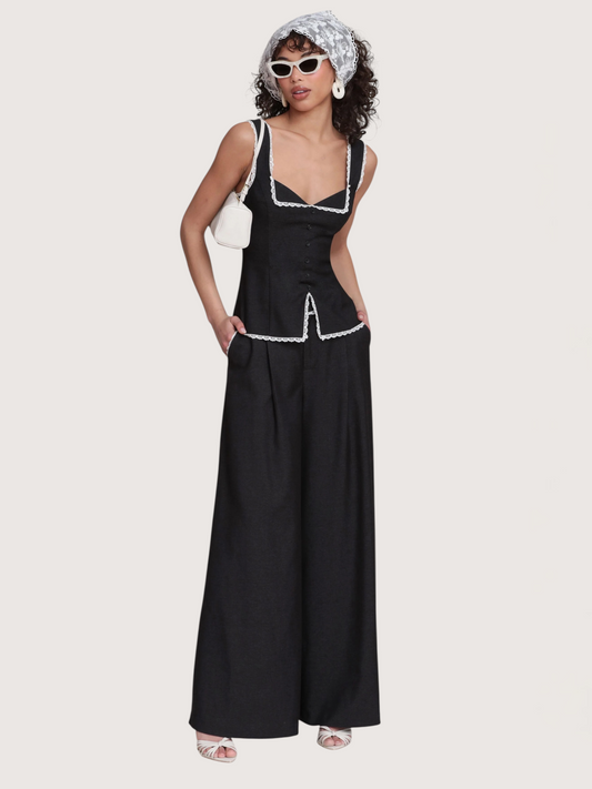 Avec Wide Leg Trouser
