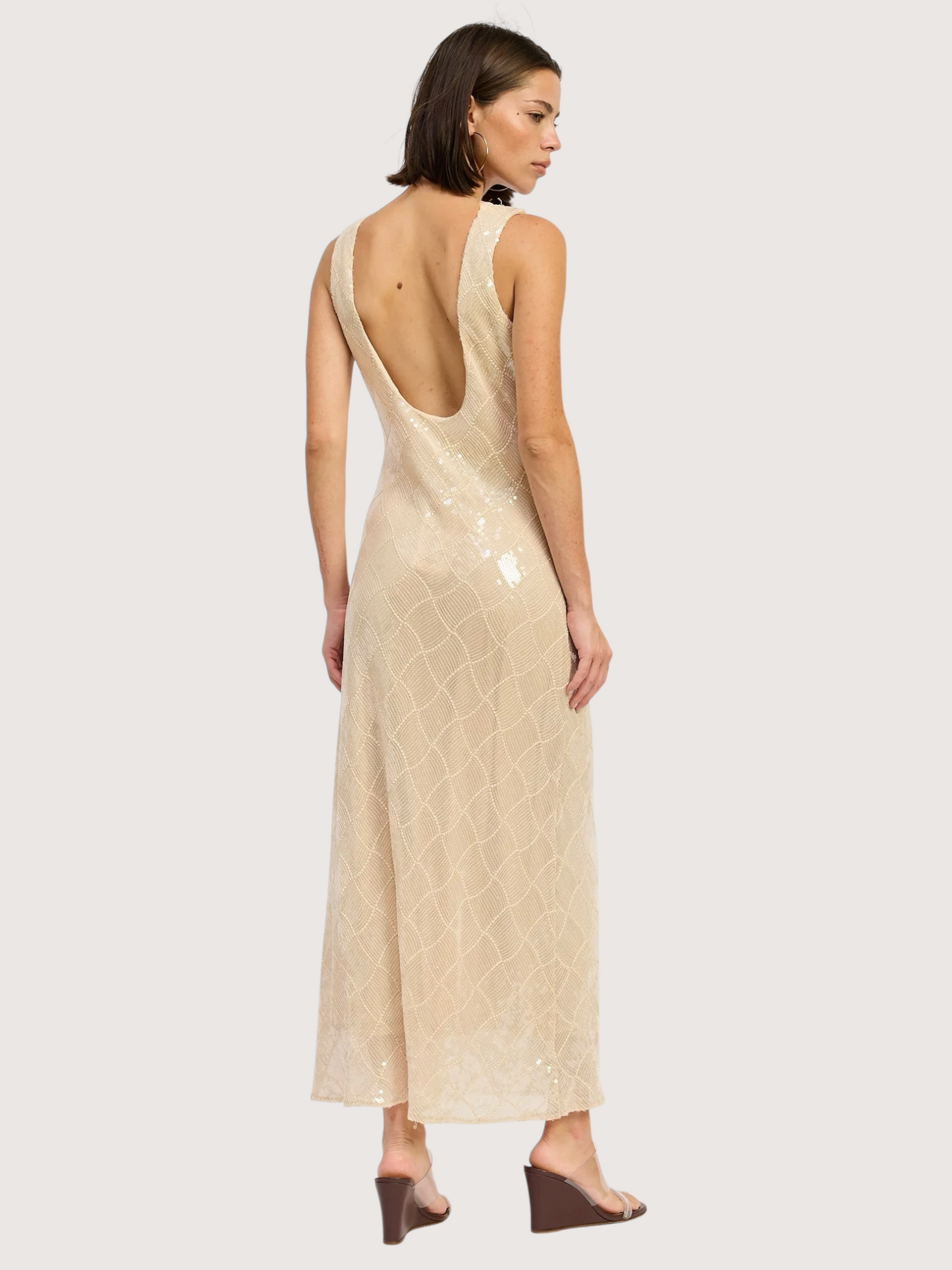 Akumal Sequin Midi Dress