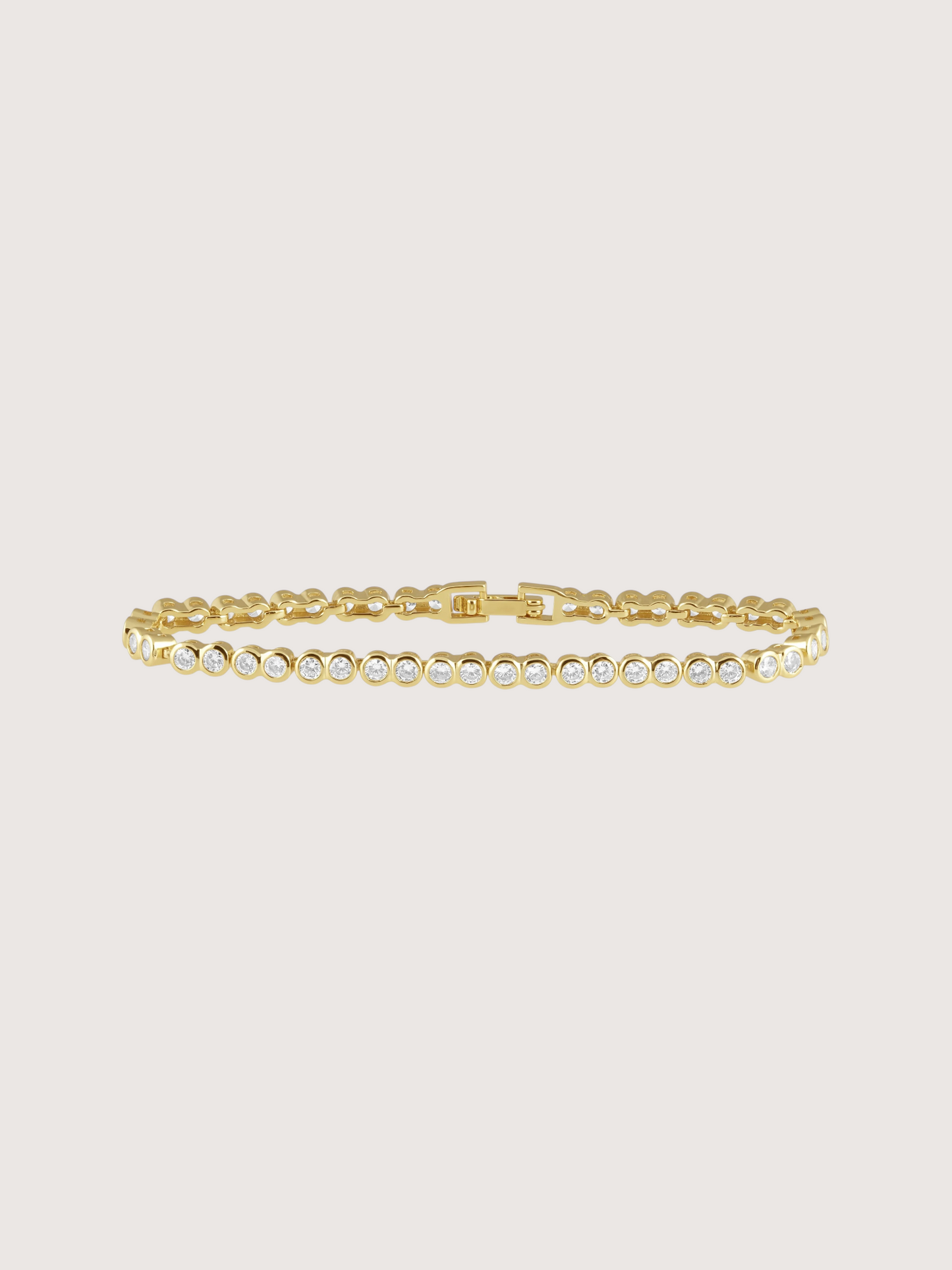 Bezel Tennis Bracelet