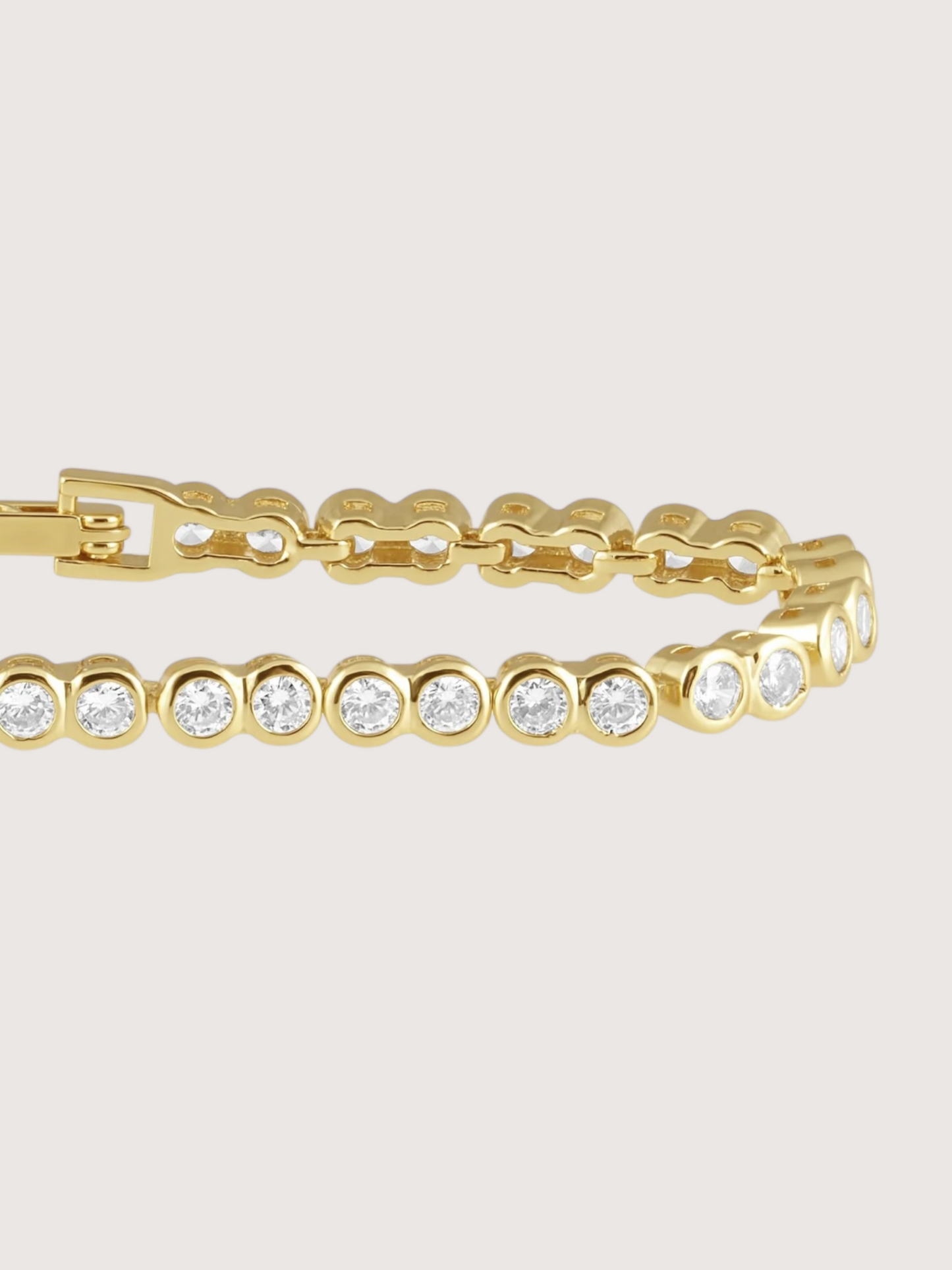 Bezel Tennis Bracelet