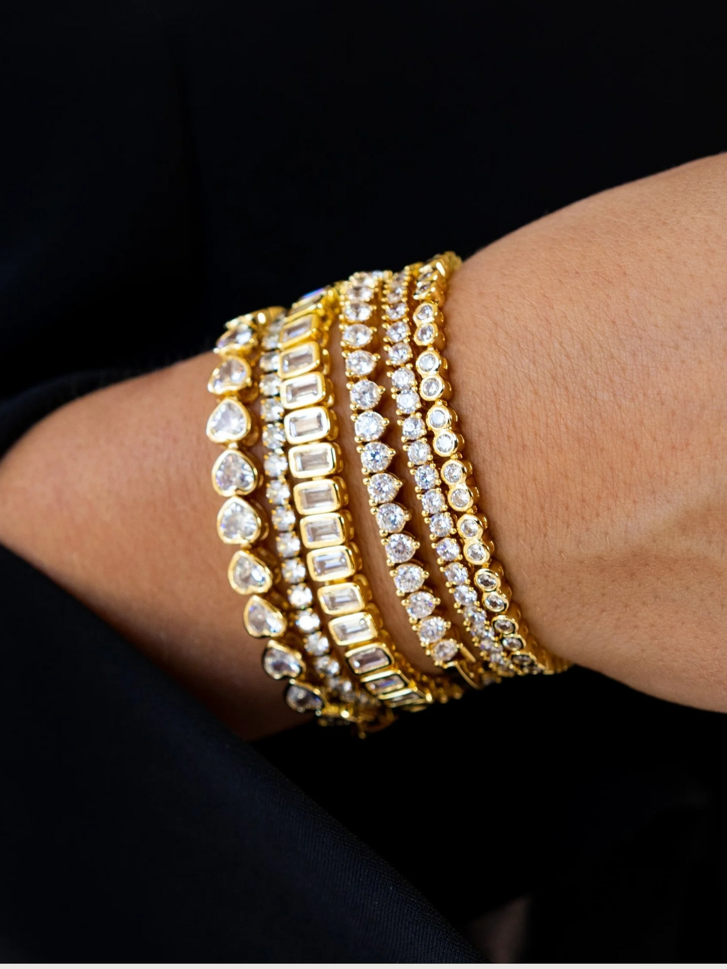 Bezel Tennis Bracelet