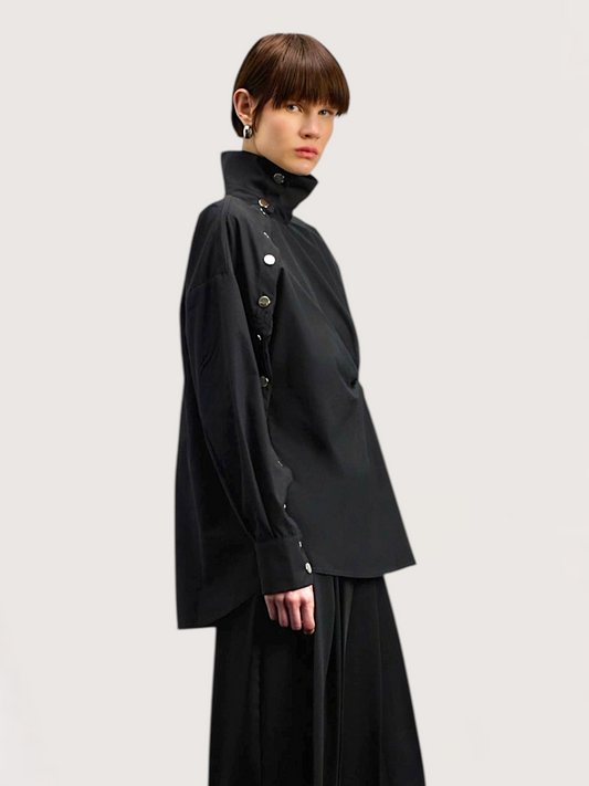 Asymetric Ruched Blouse