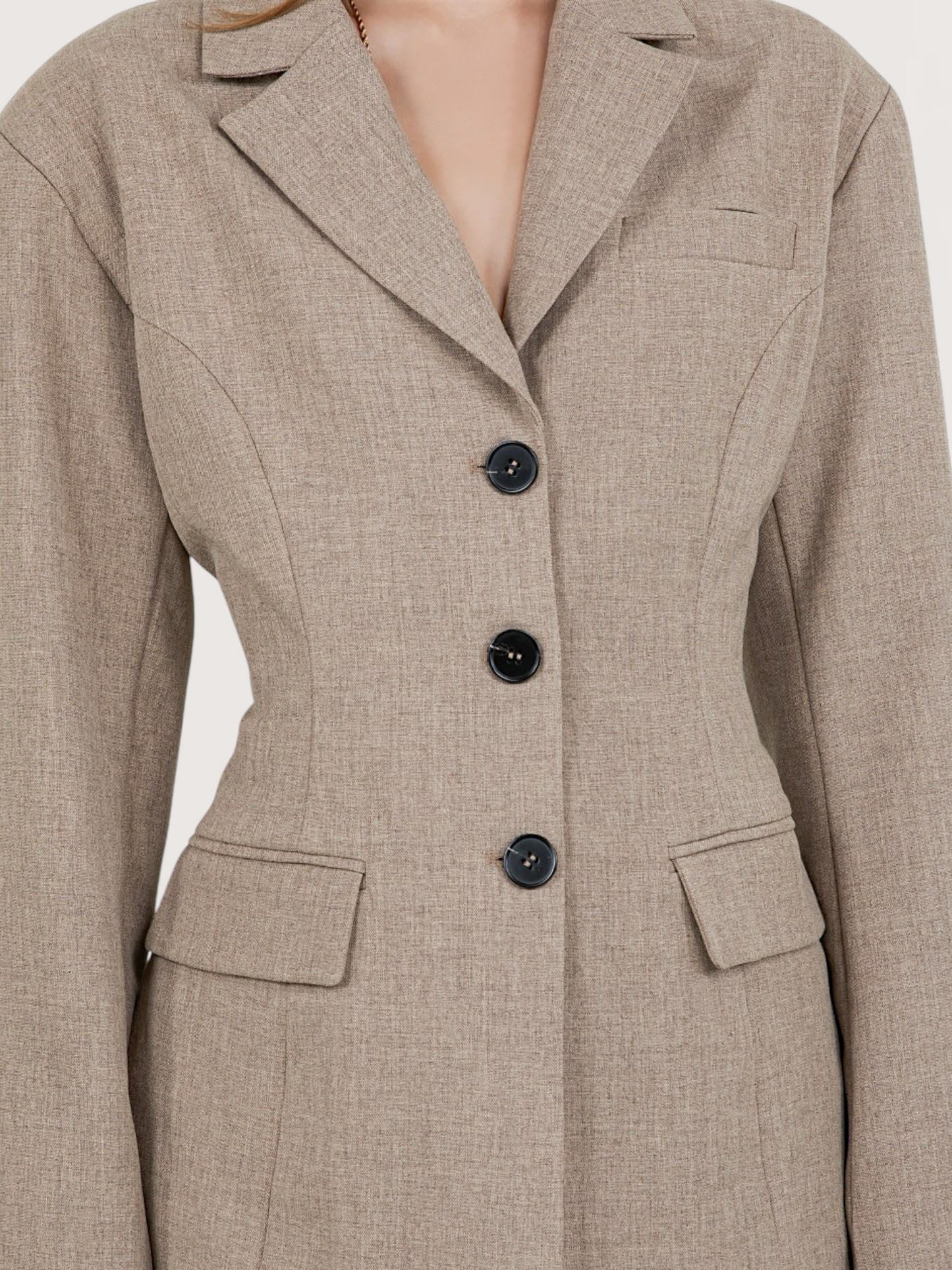 Cinched Waist Blazer