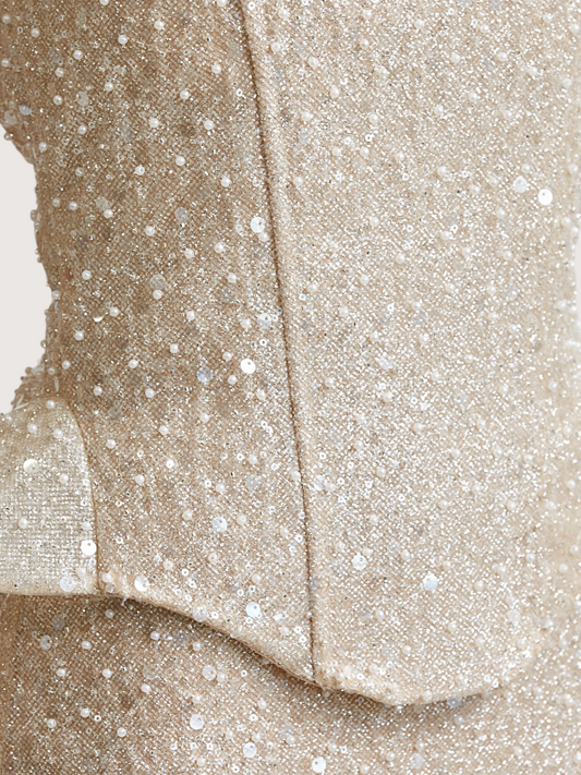 Sequin Pearl Corset