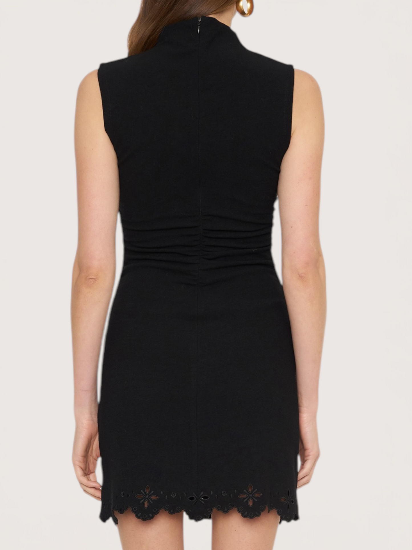 Eyelet Hem Dress