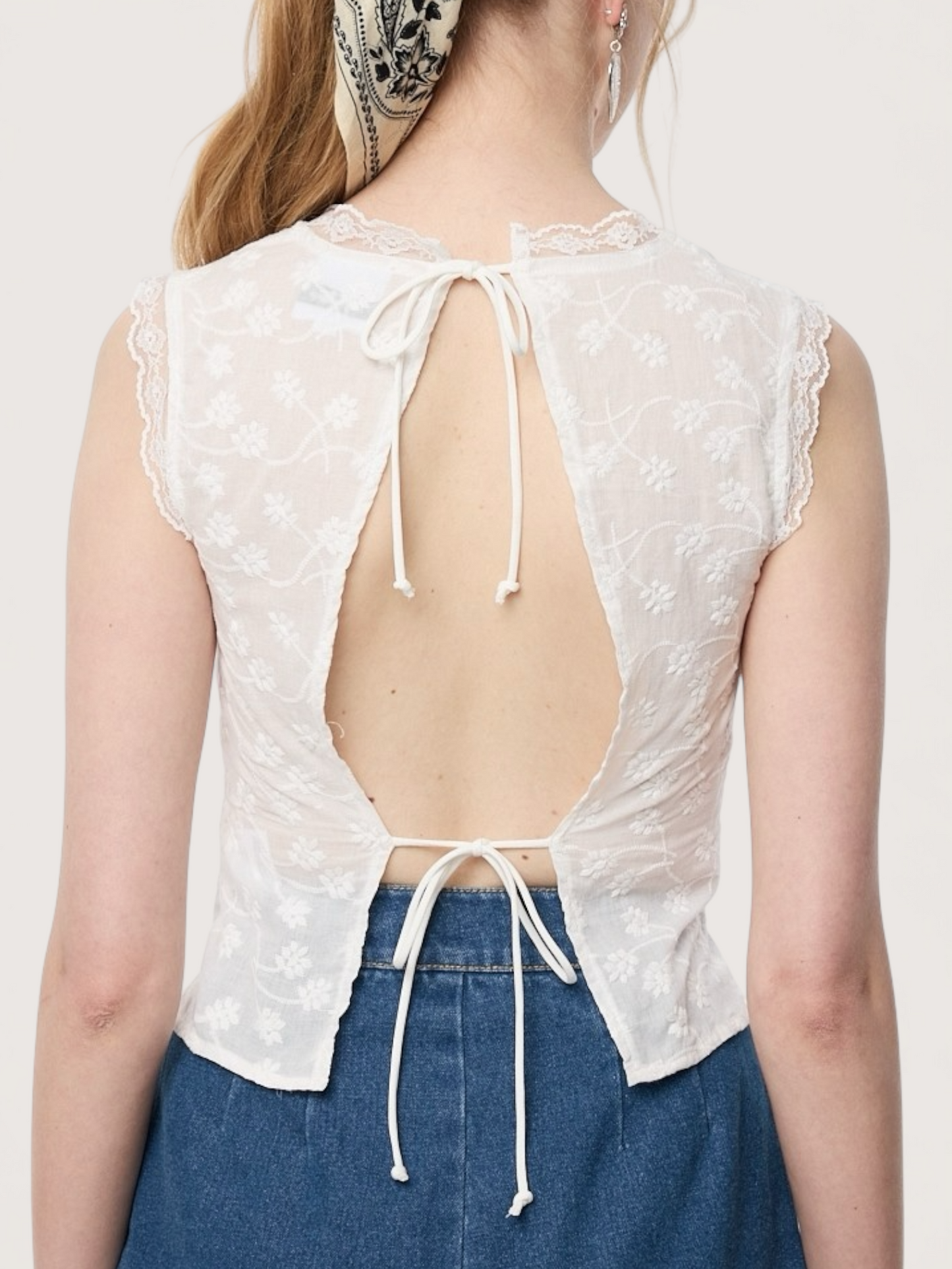 Lace Trim Top