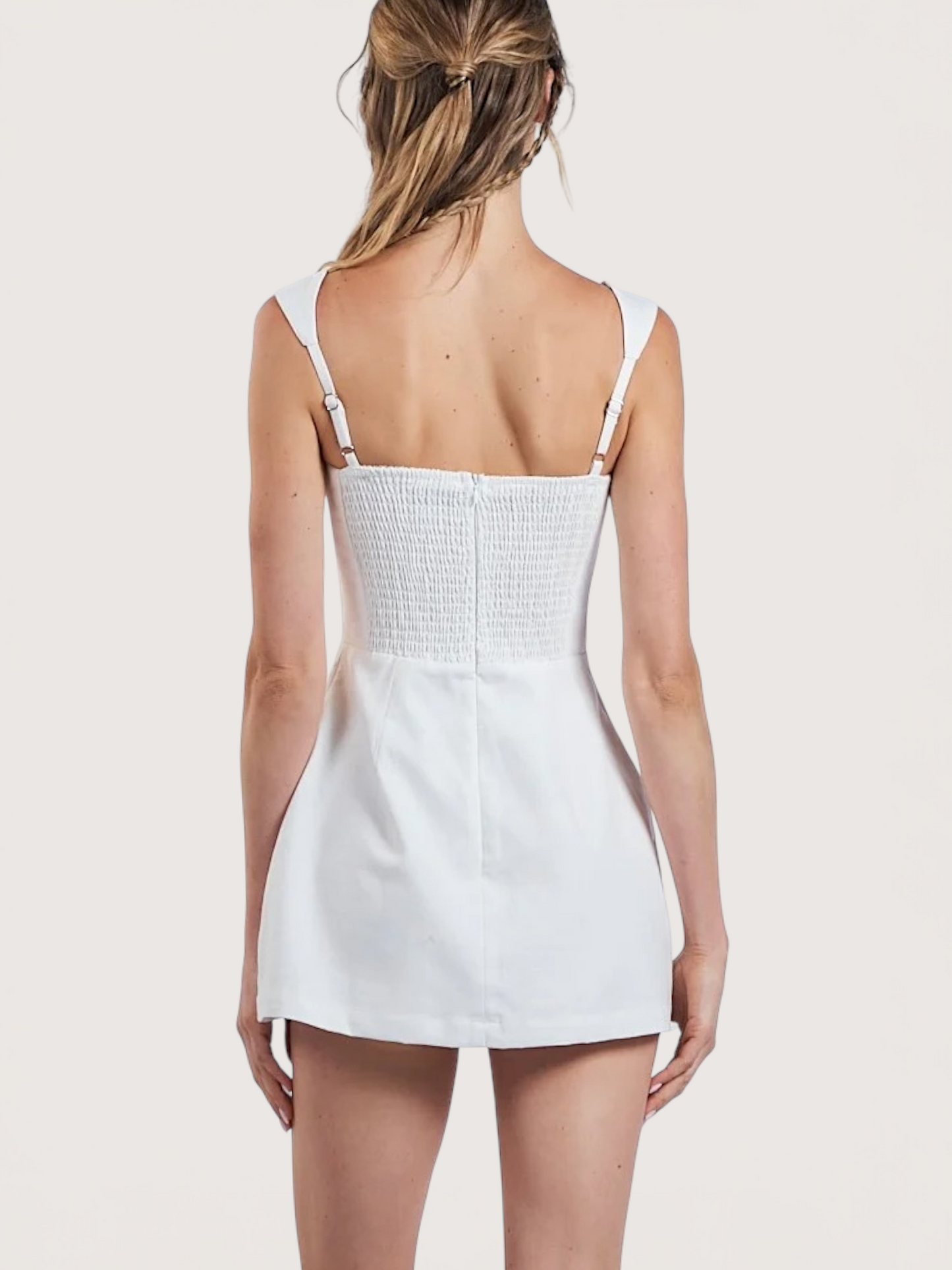 Square Neck Romper