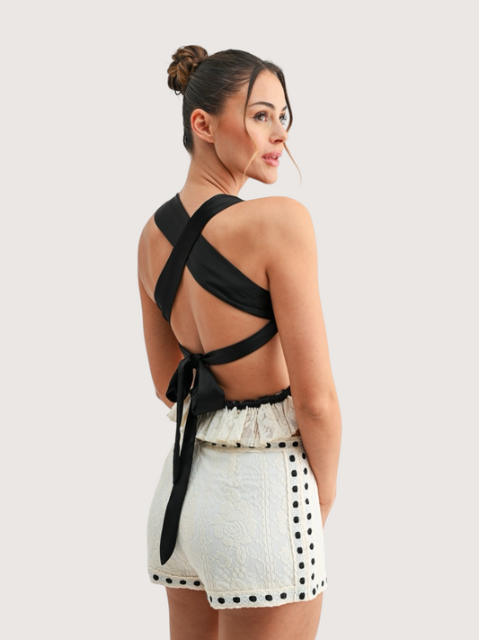 Riviera Crochet Lace Top