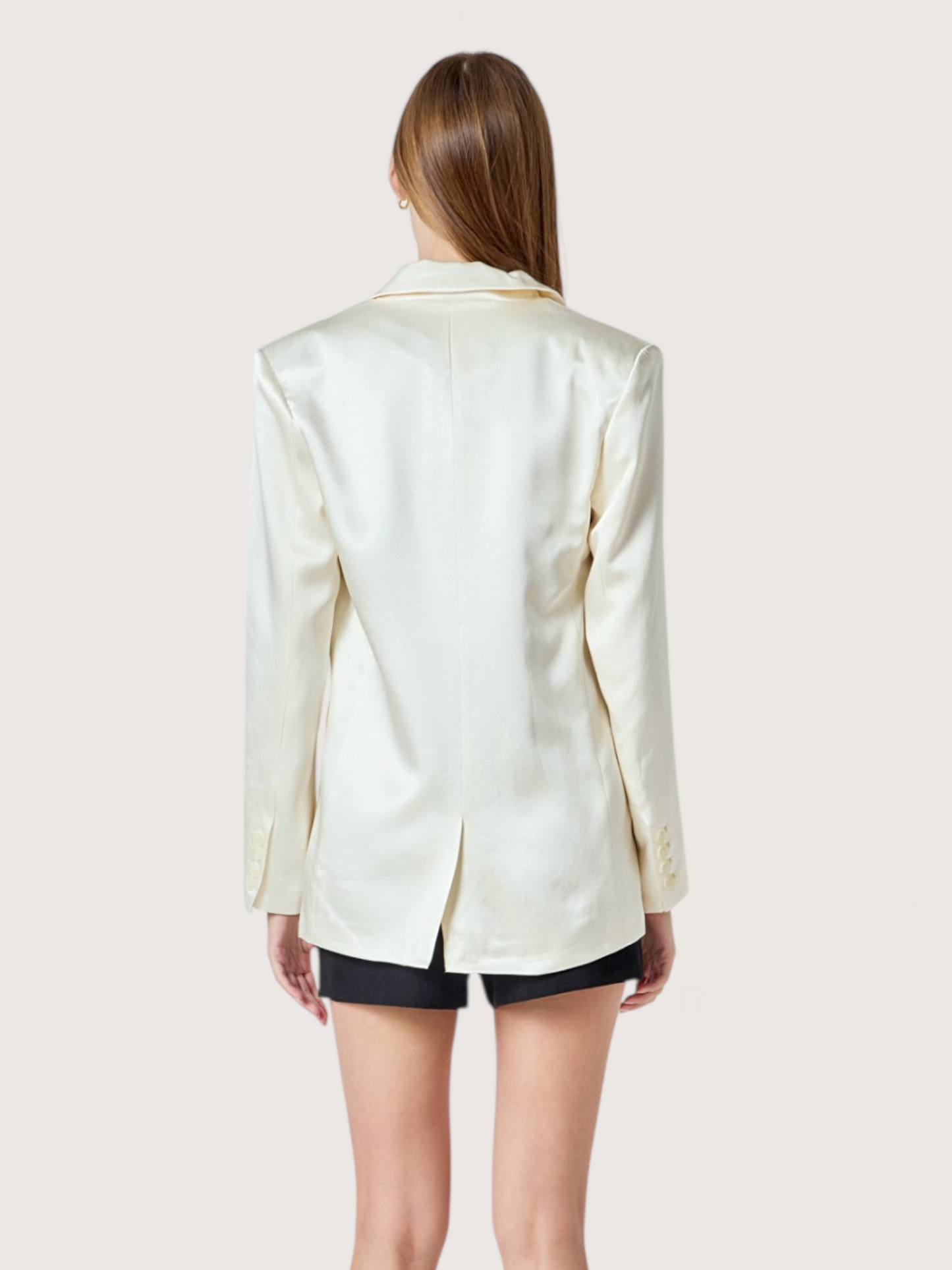 Aurora Satin Blazer