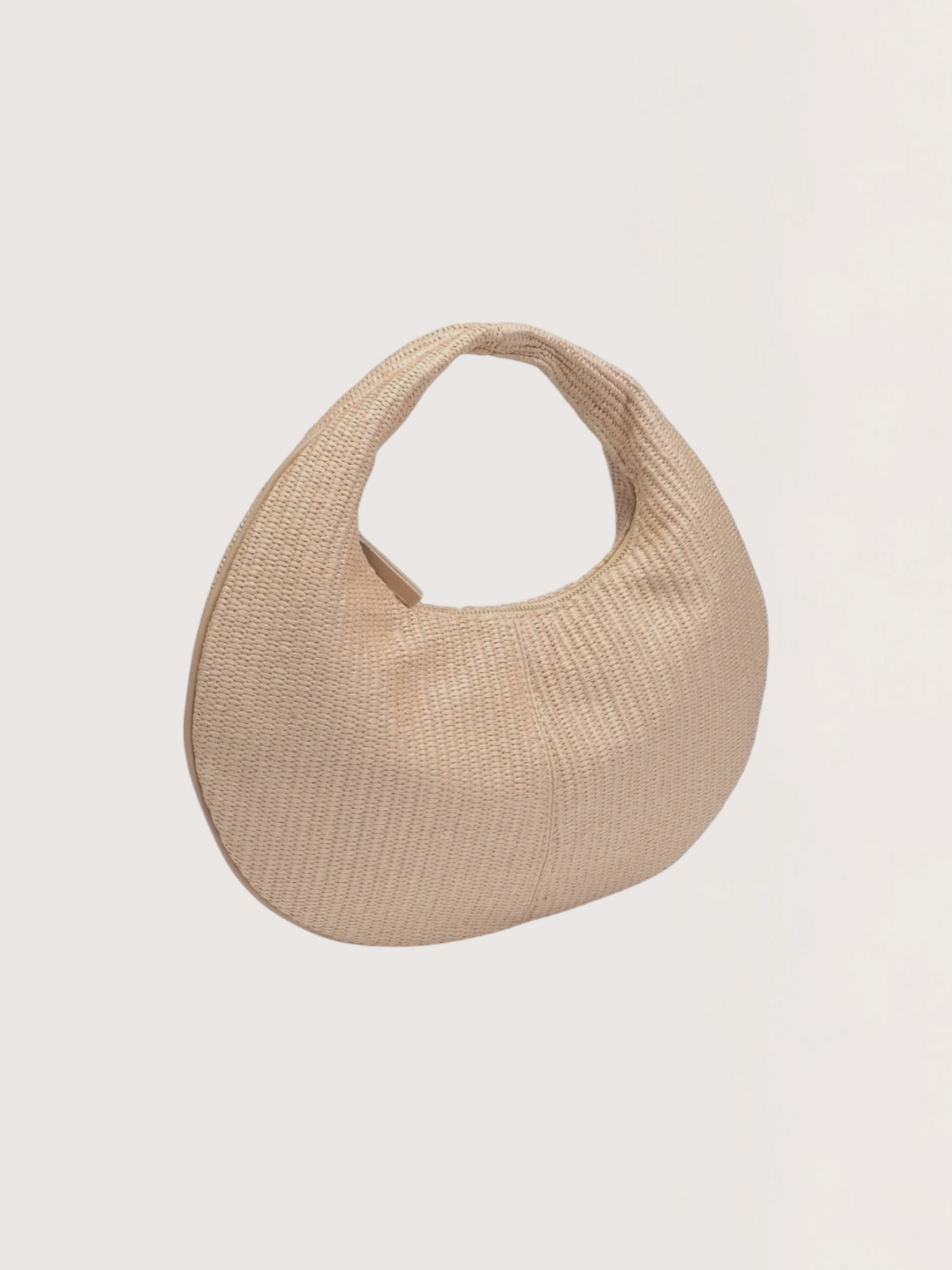 Farrah Straw Hobo Bag