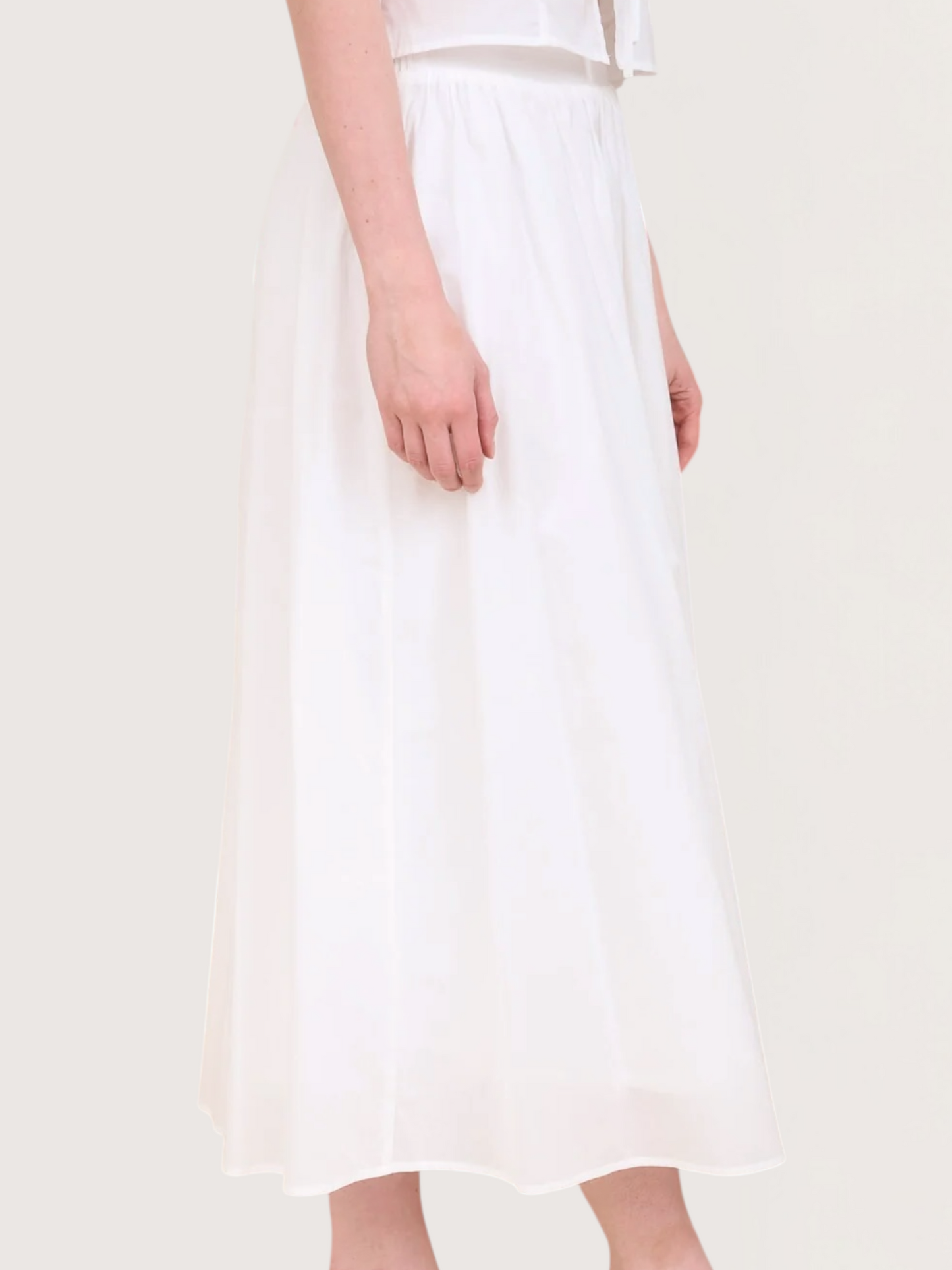 Fit and Flare Maxi Skirt