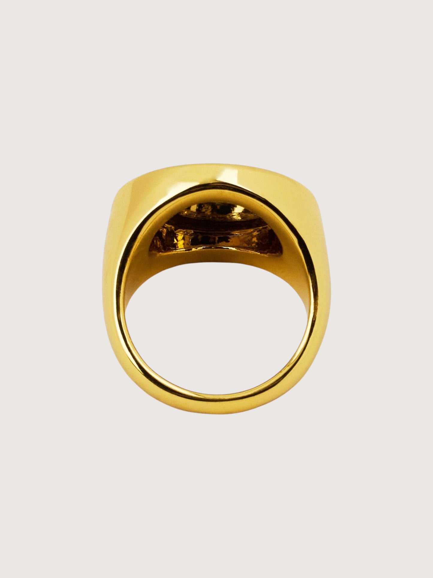 Two Tone Signet Ring