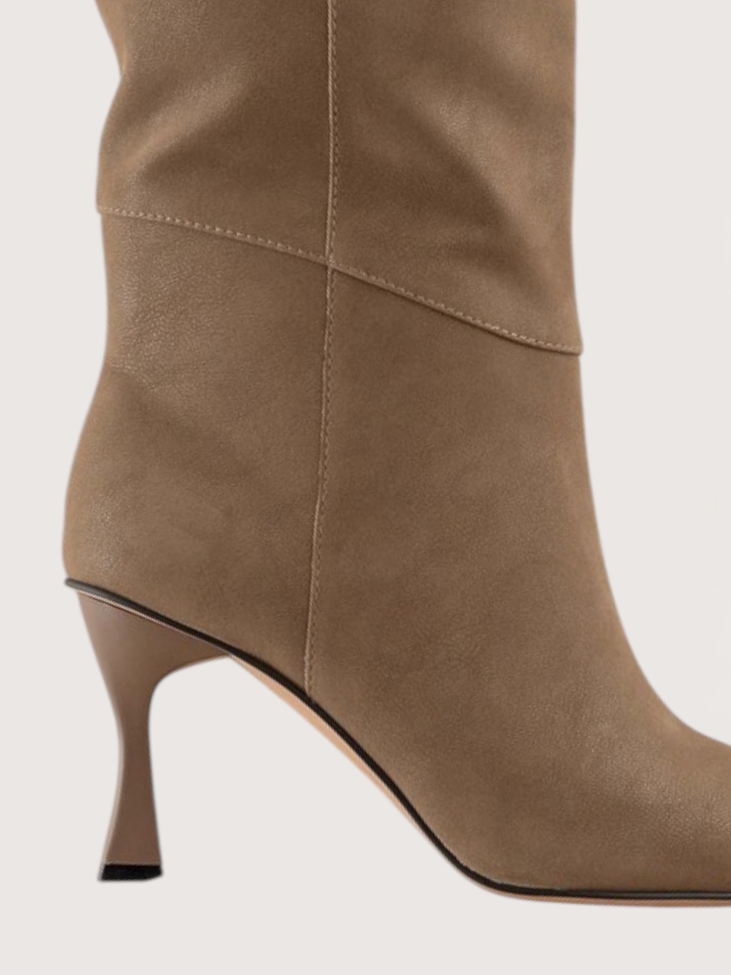 Round Toe Knee High Boot