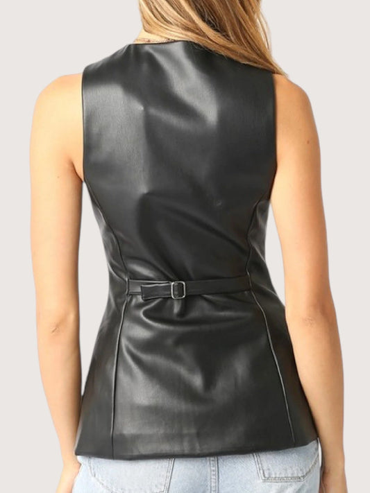 Giada Leather Vest