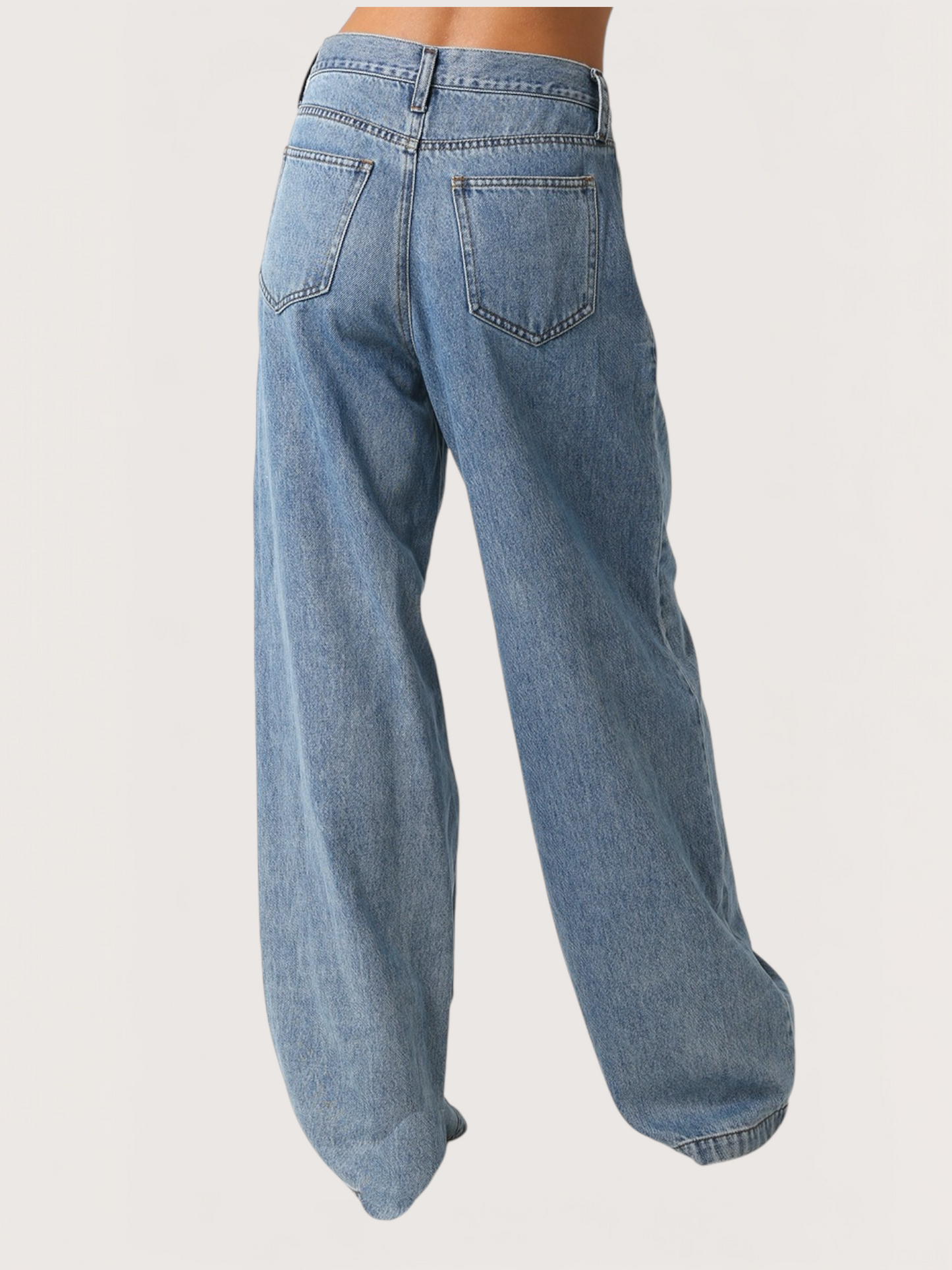 Wide Leg Denim Pant