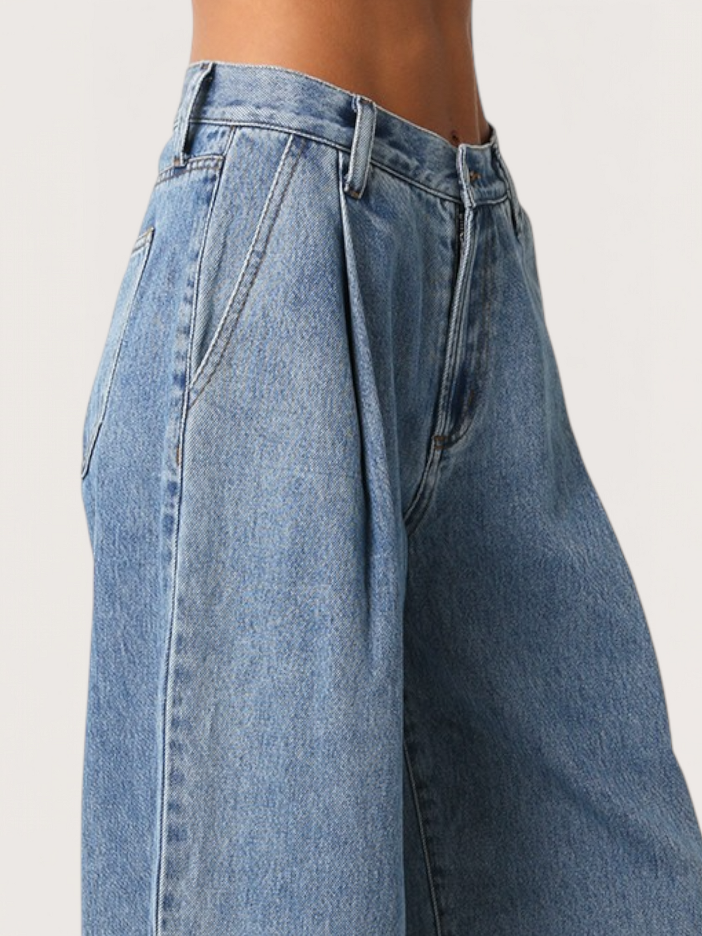 Wide Leg Denim Pant