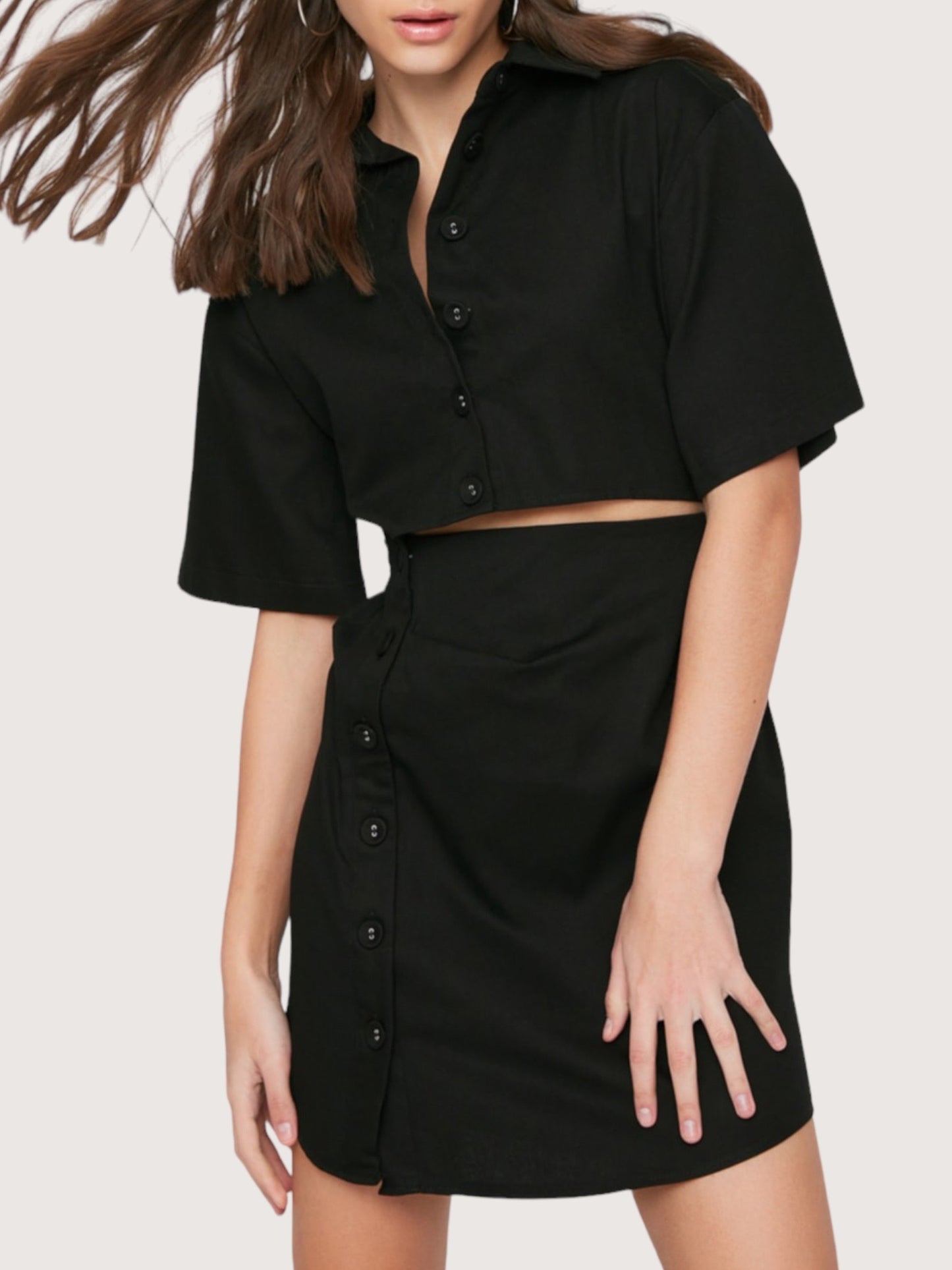 Cut Out Mini Dress