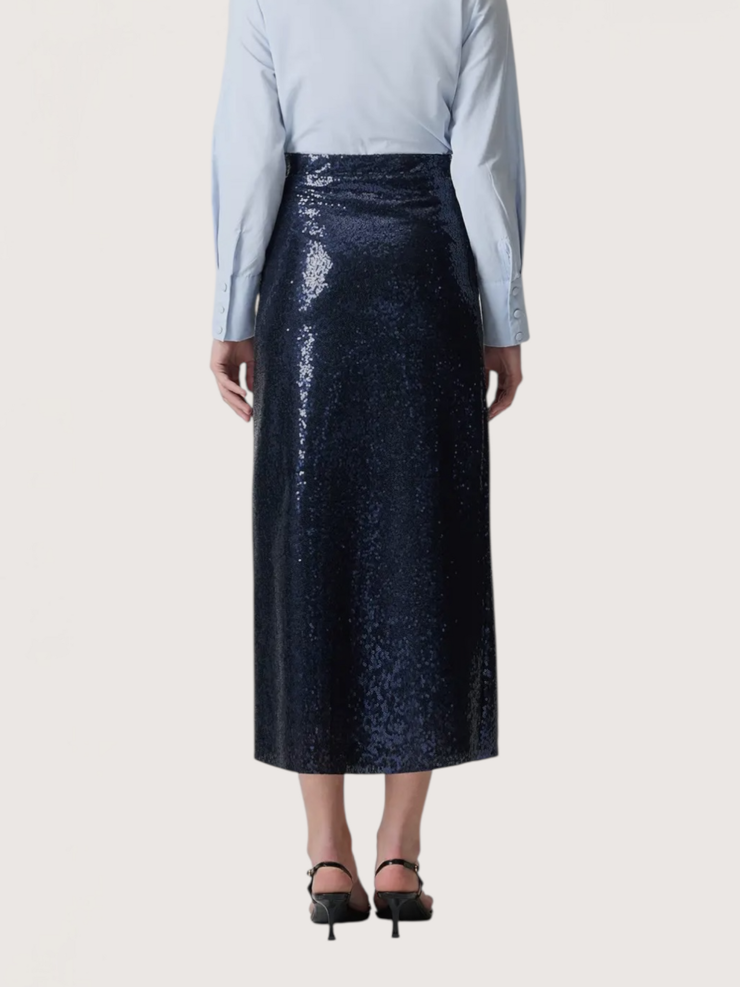 Sequin Midi Skirt