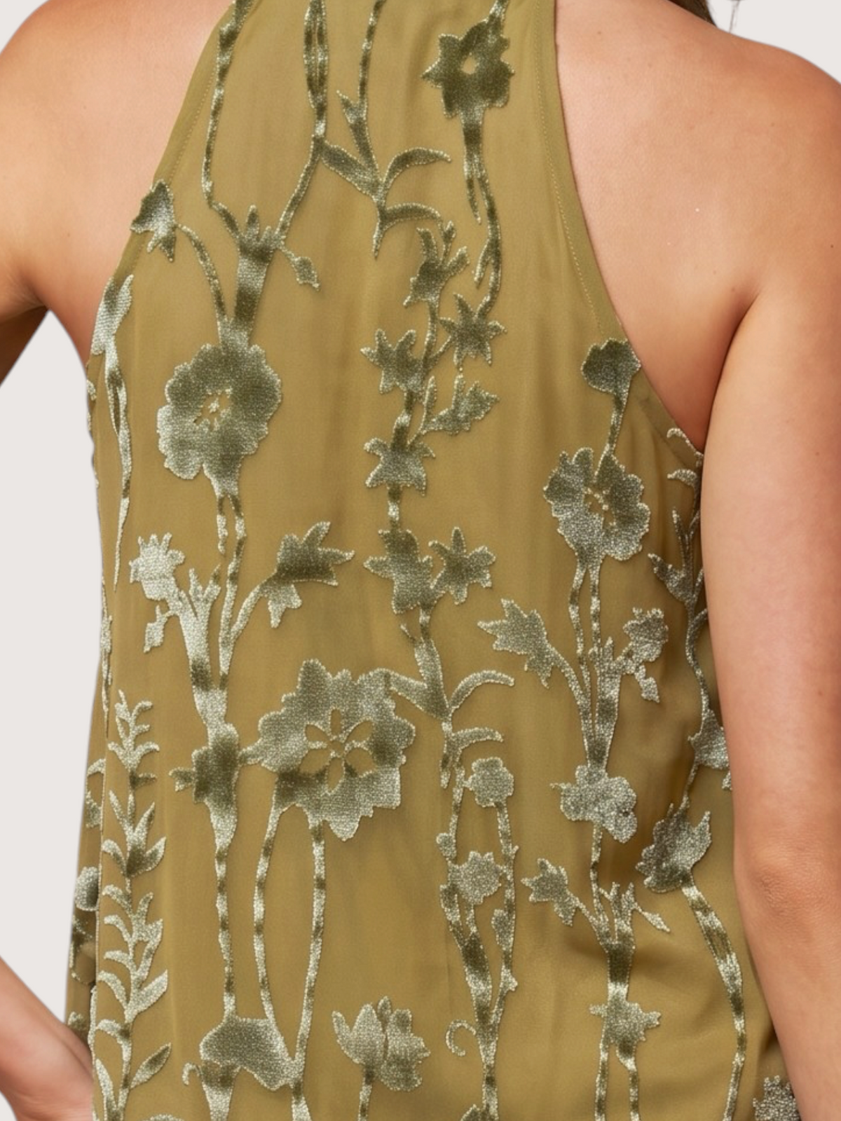 Velvet Burn Out Mini Dress