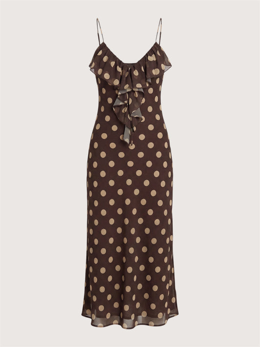 Polka Dot Ruffle Dress