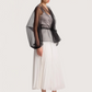 Organza Waist Jacket