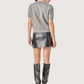 Mini Leather Skort