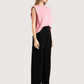 Power Shoulder Knit Top