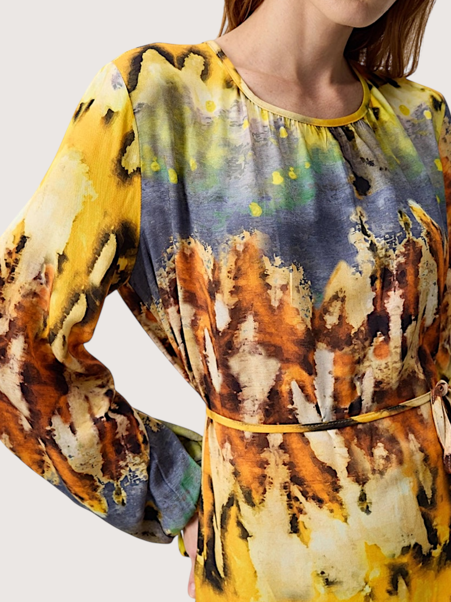 Abstract Watercolor Dress