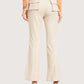 Flared Leg Linen Trouser
