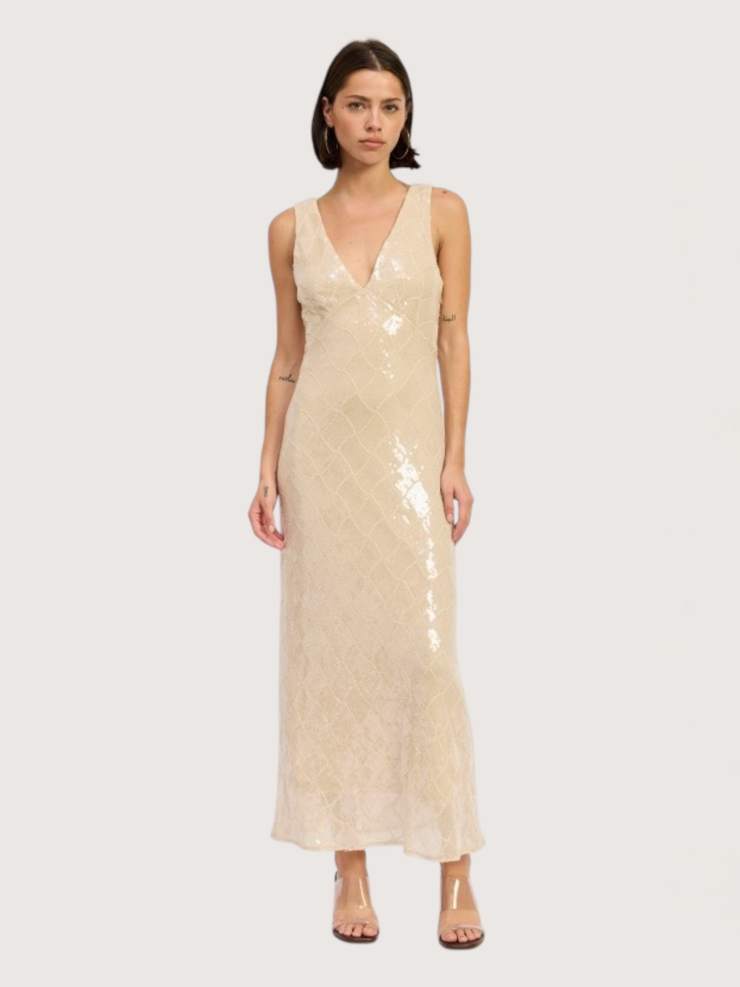 Akumal Sequin Midi Dress